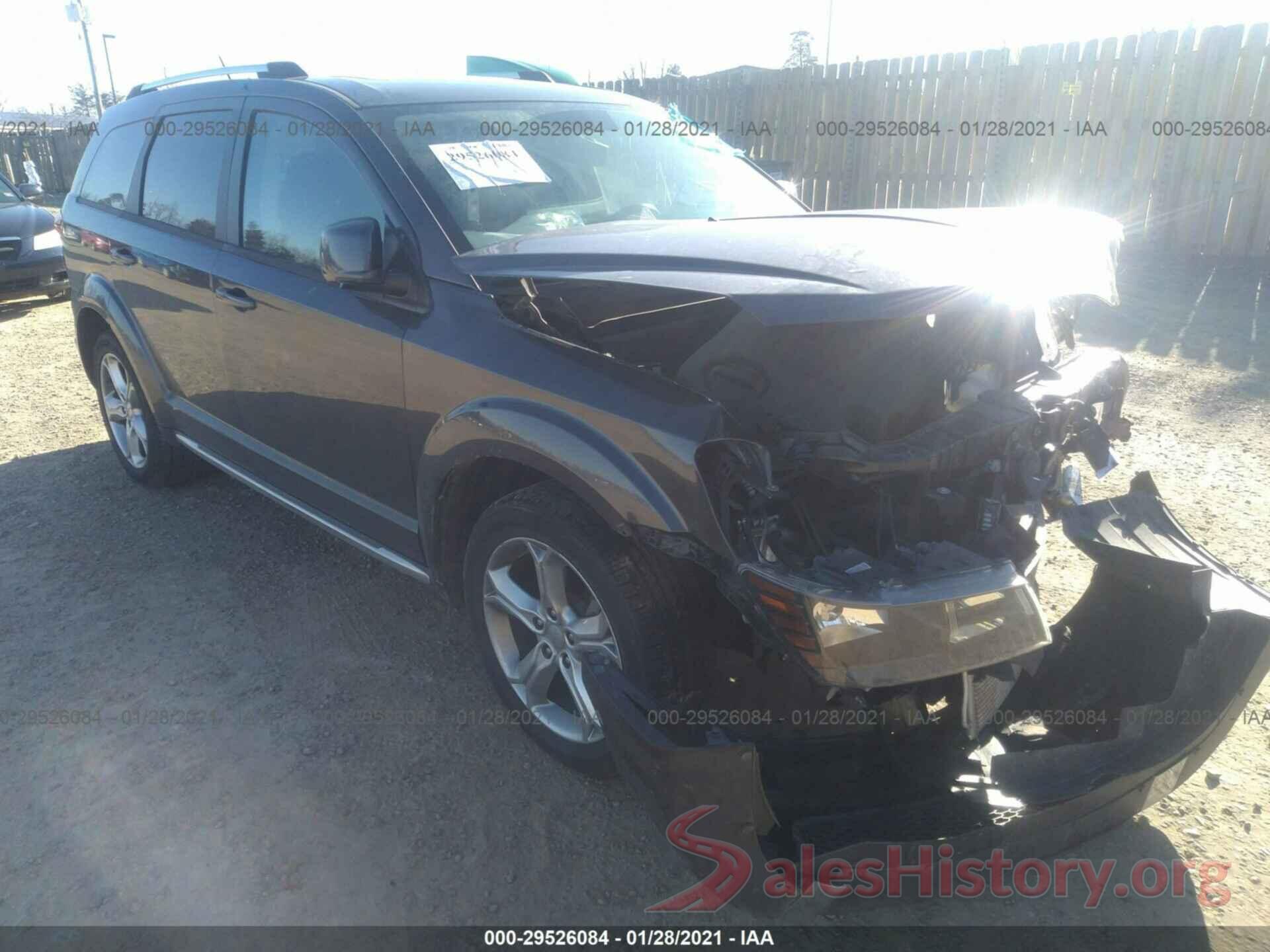 3C4PDCGG8HT626191 2017 DODGE JOURNEY