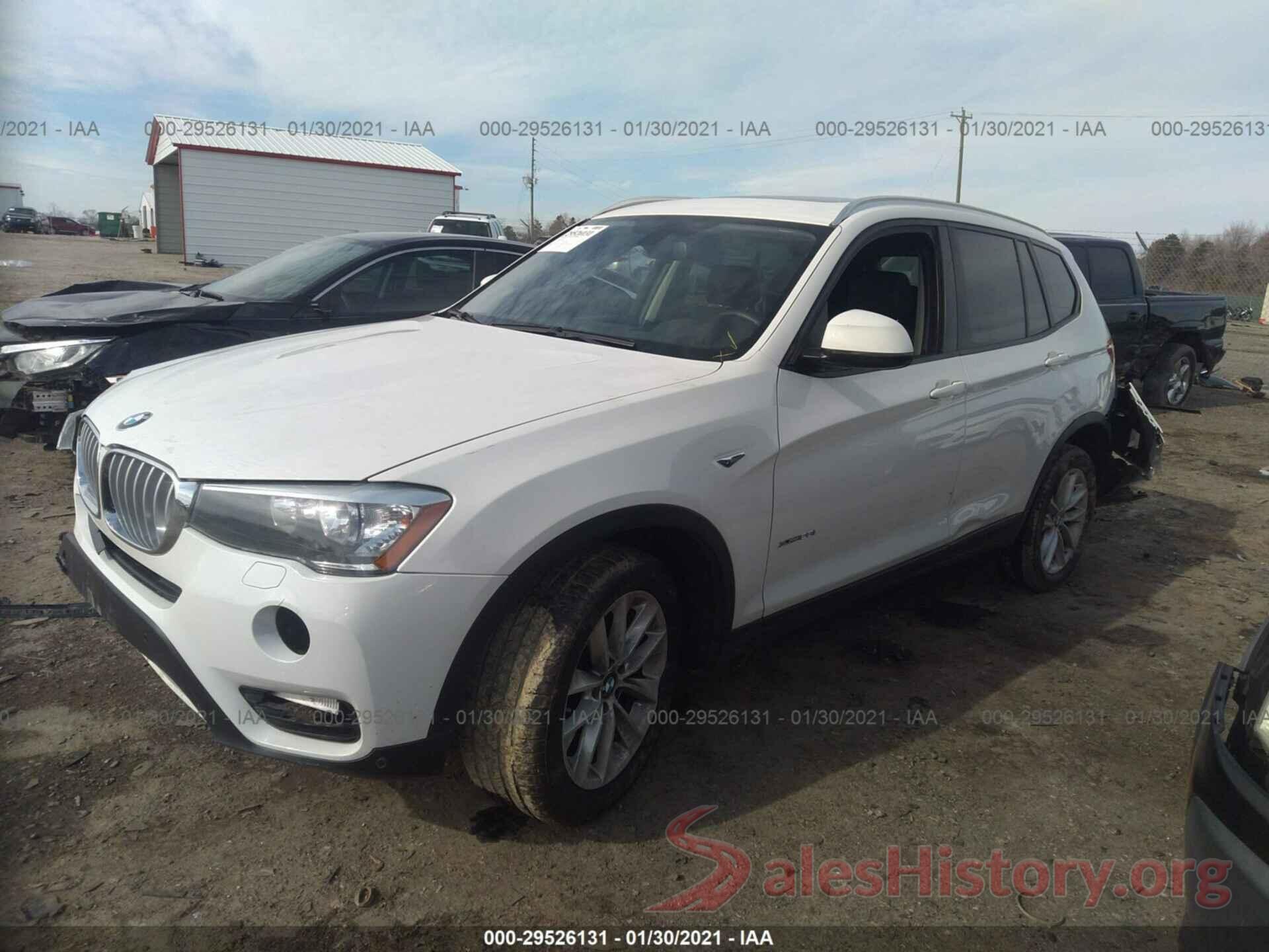 5UXWX9C53G0D89214 2016 BMW X3