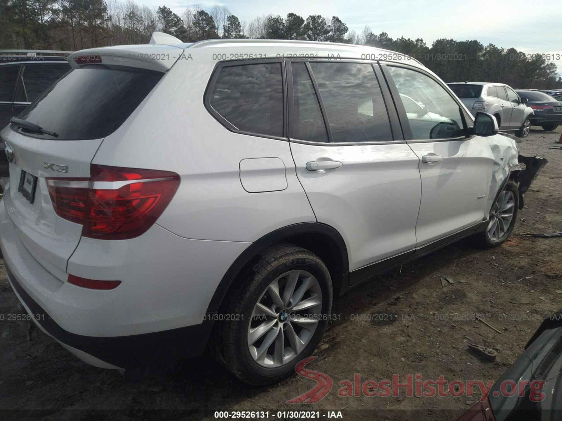 5UXWX9C53G0D89214 2016 BMW X3