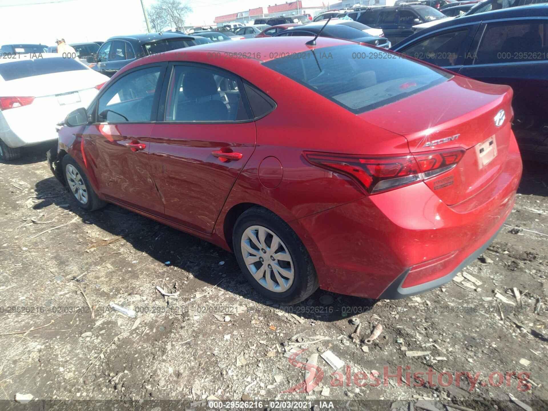 3KPC24A3XKE044170 2019 HYUNDAI ACCENT