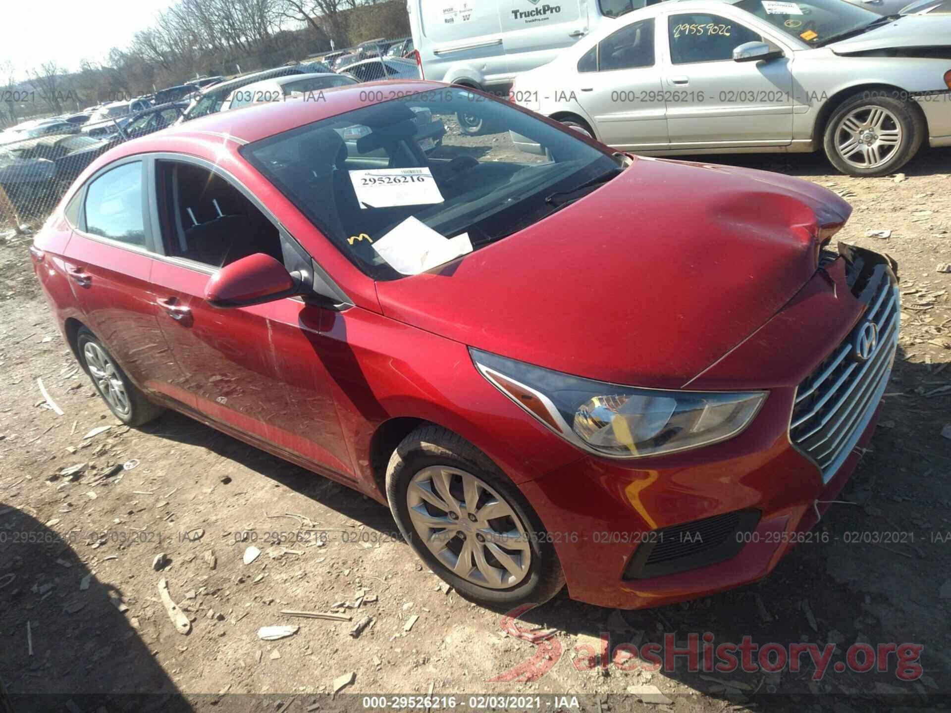 3KPC24A3XKE044170 2019 HYUNDAI ACCENT