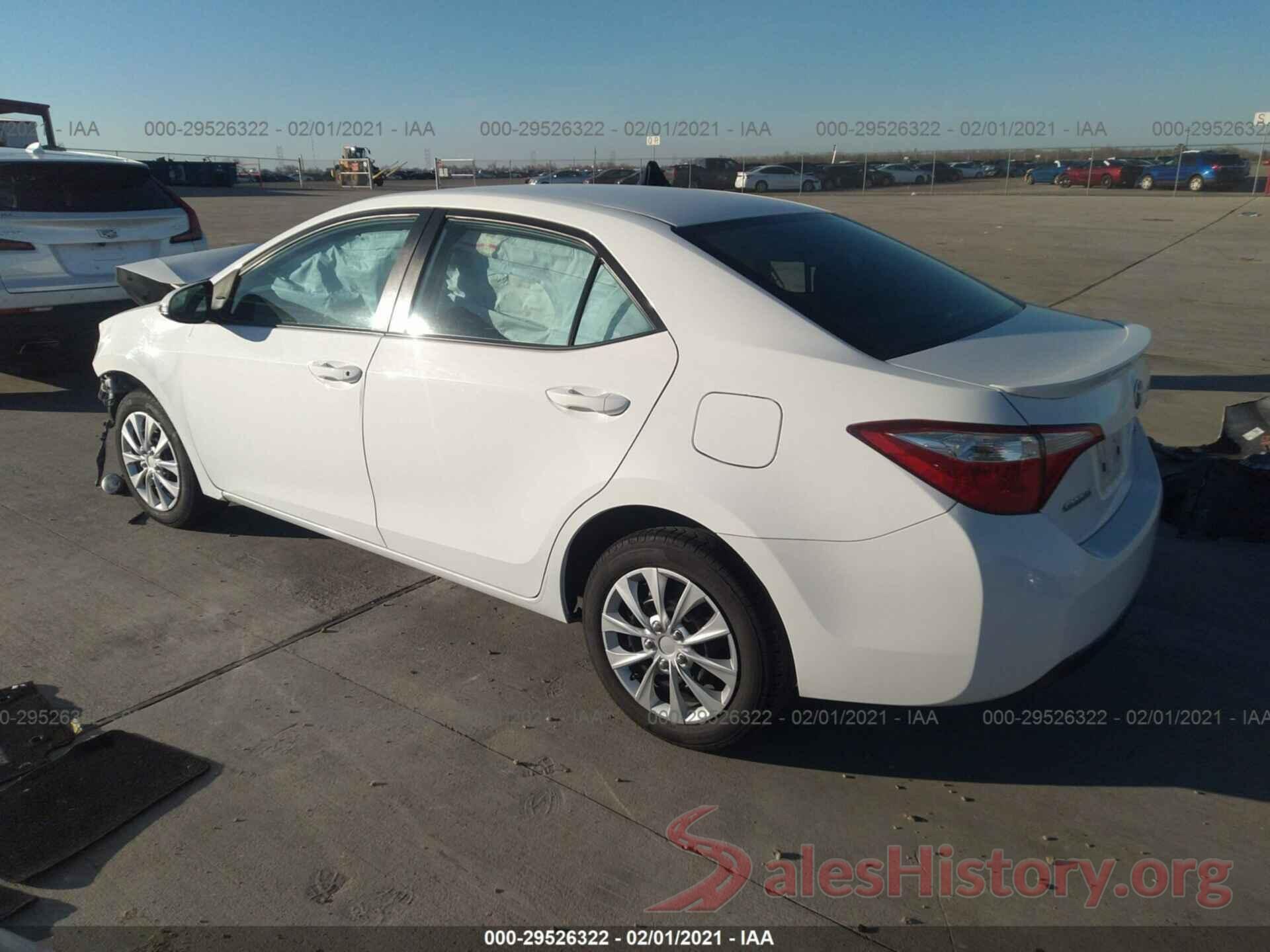 5YFBURHE2GP493505 2016 TOYOTA COROLLA