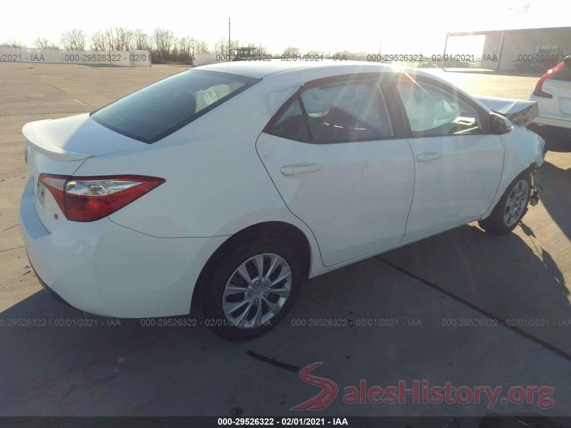 5YFBURHE2GP493505 2016 TOYOTA COROLLA