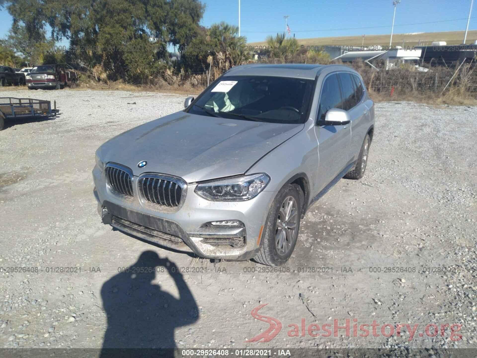 5UXTR7C53KLR46256 2019 BMW X3