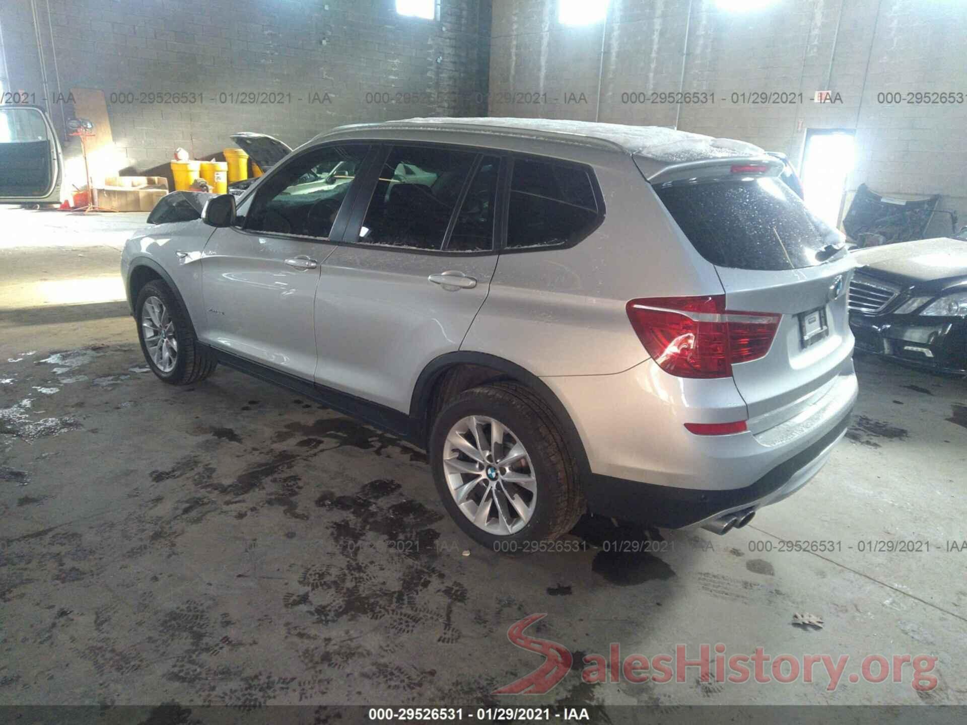 5UXWX9C3XH0T19934 2017 BMW X3