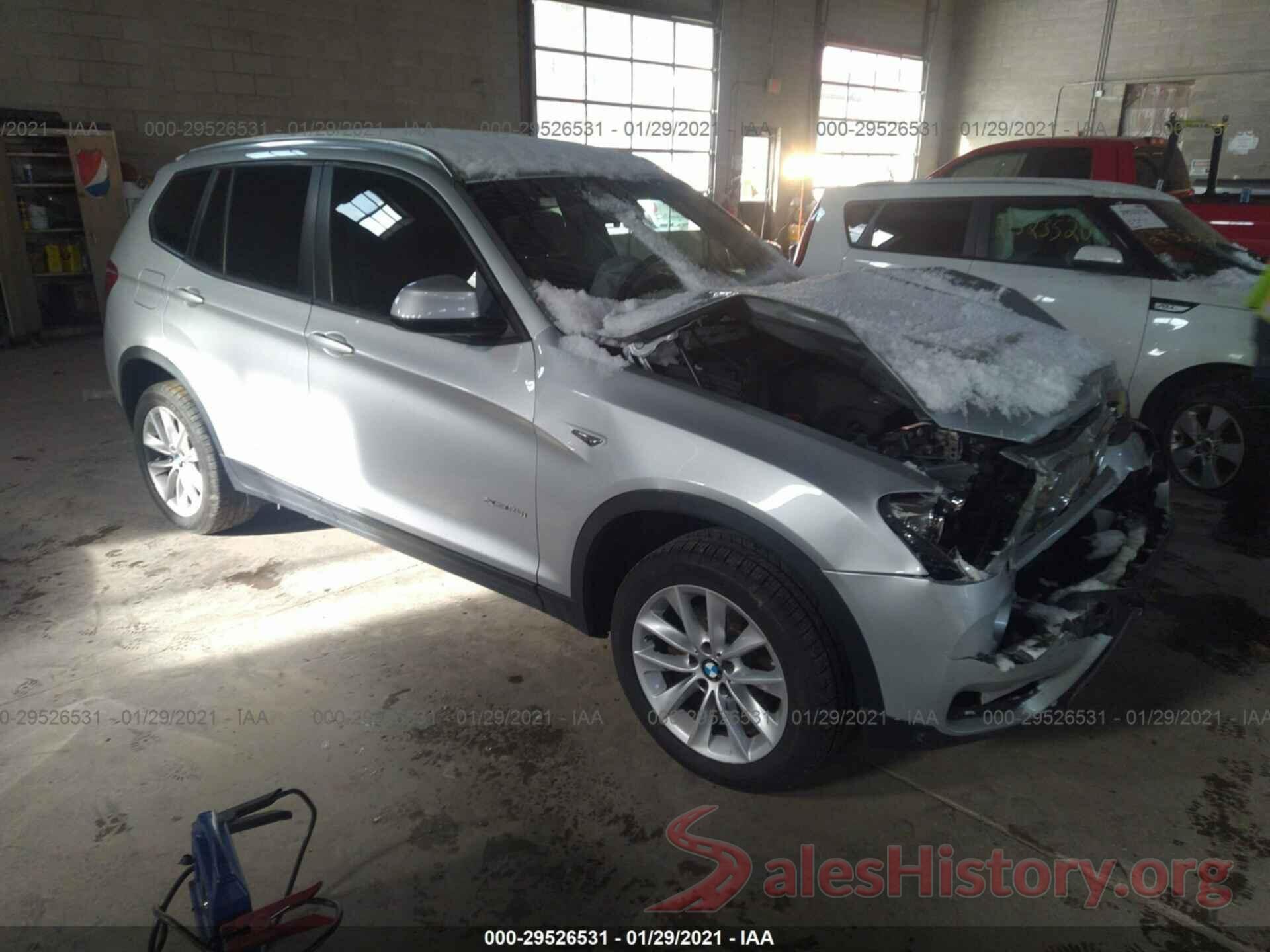 5UXWX9C3XH0T19934 2017 BMW X3