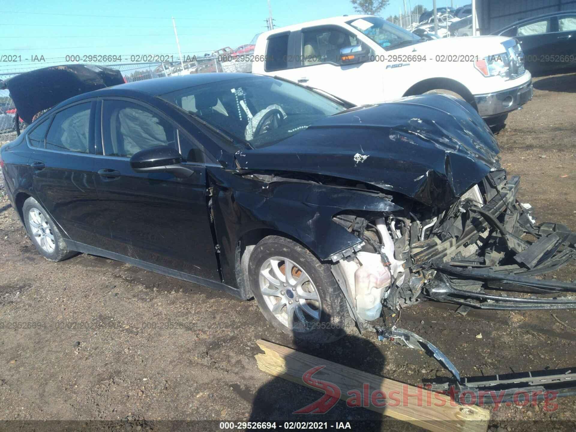 3FA6P0G7XGR350843 2016 FORD FUSION