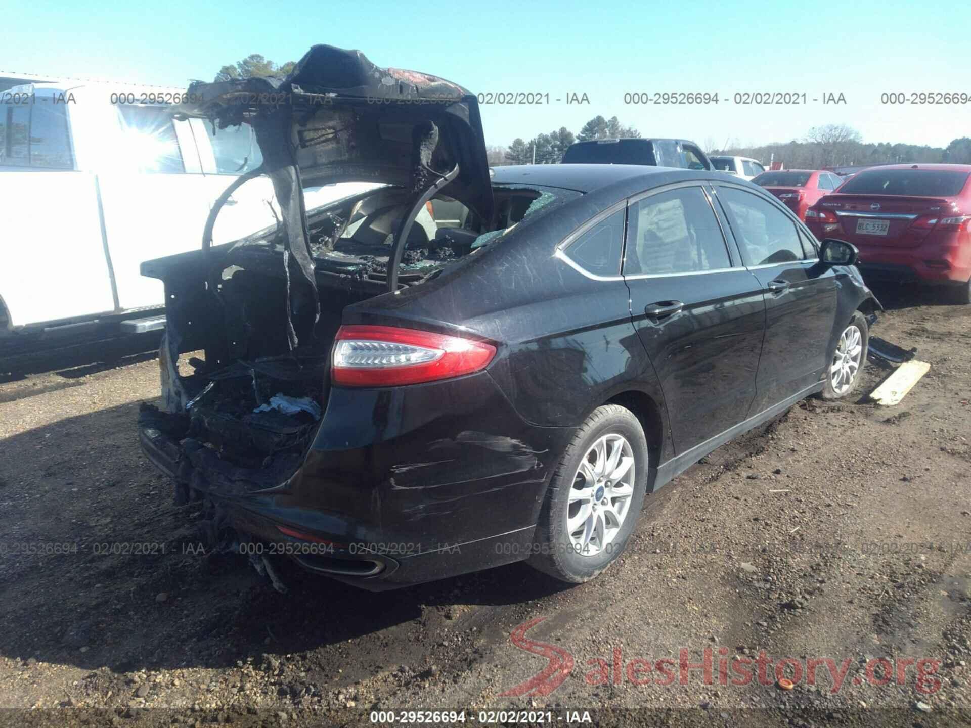 3FA6P0G7XGR350843 2016 FORD FUSION