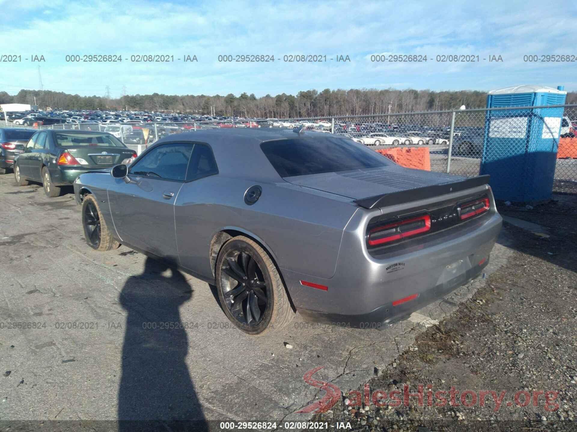 2C3CDZBT3GH250436 2016 DODGE CHALLENGER