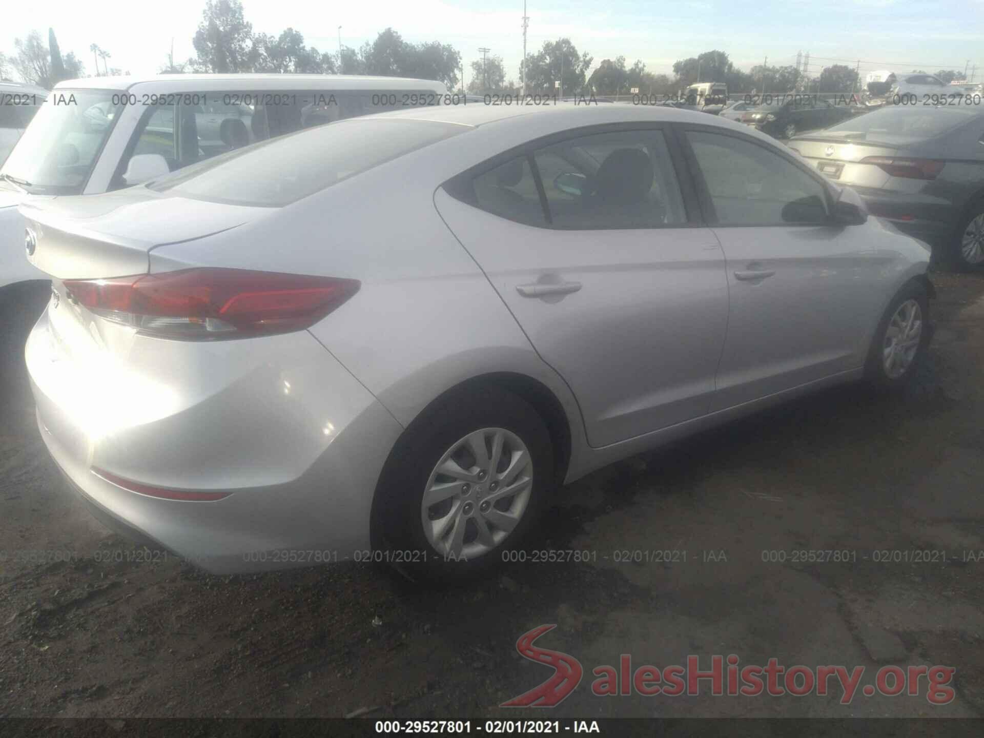 5NPD74LF3JH291604 2018 HYUNDAI ELANTRA