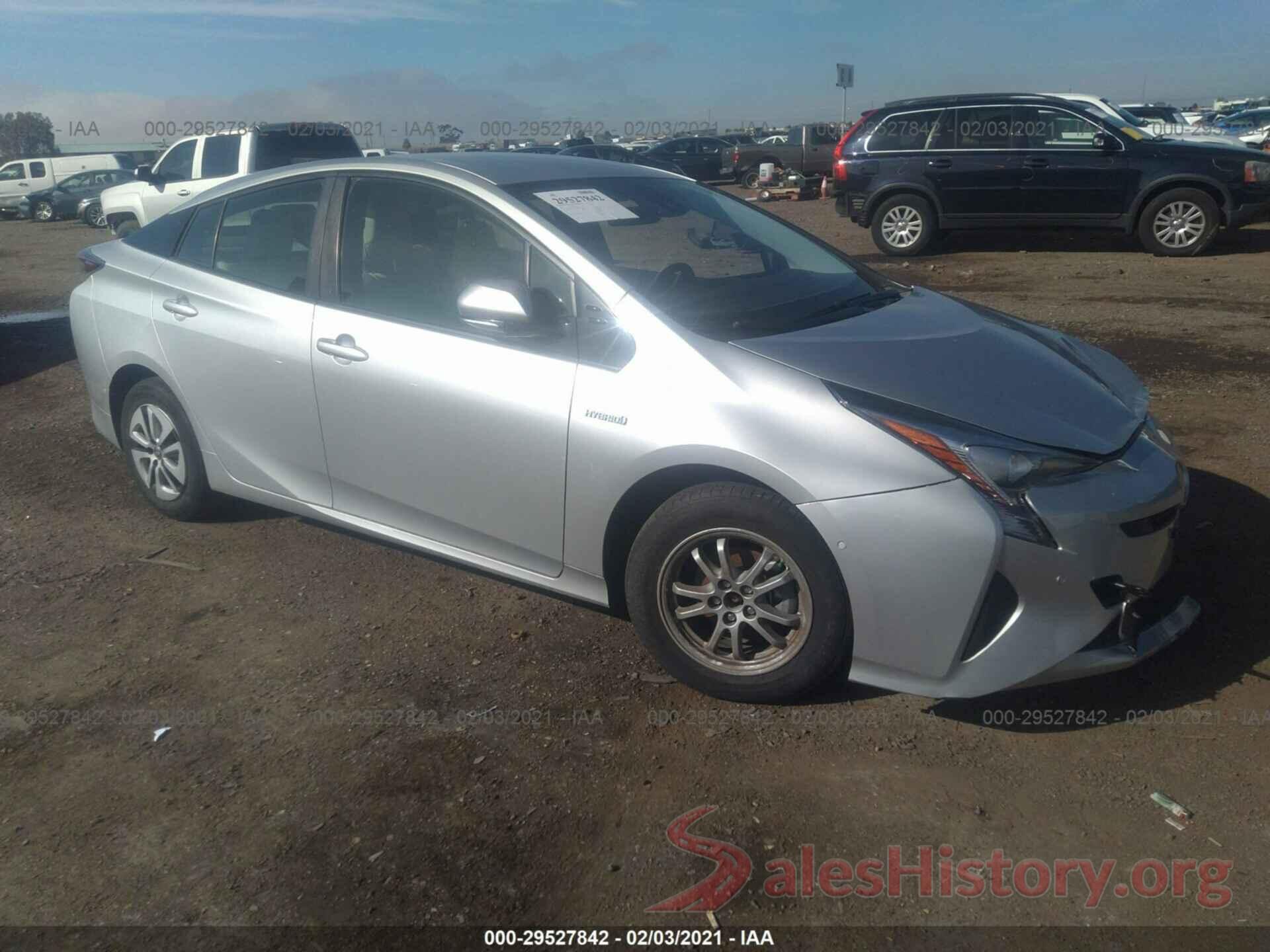 JTDKBRFU1H3048456 2017 TOYOTA PRIUS