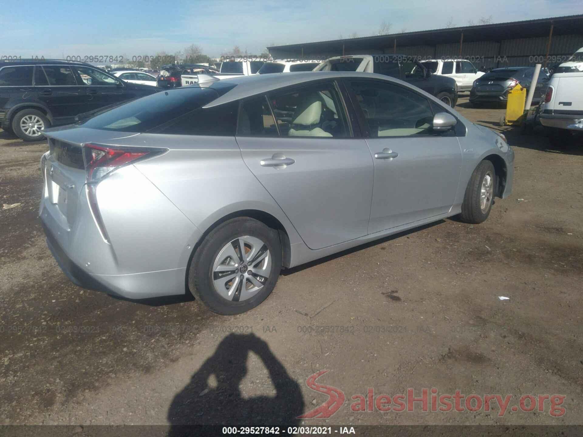 JTDKBRFU1H3048456 2017 TOYOTA PRIUS