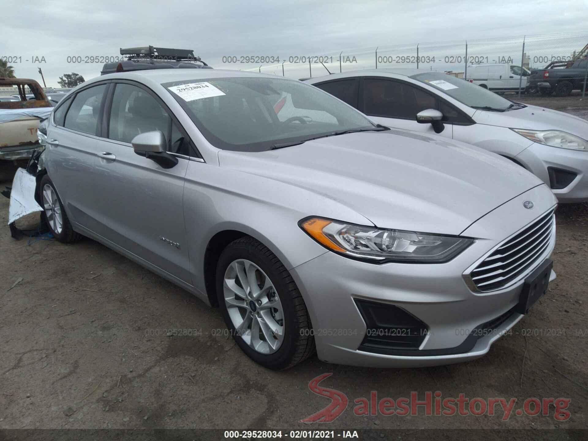 3FA6P0LU4KR174487 2019 FORD FUSION HYBRID