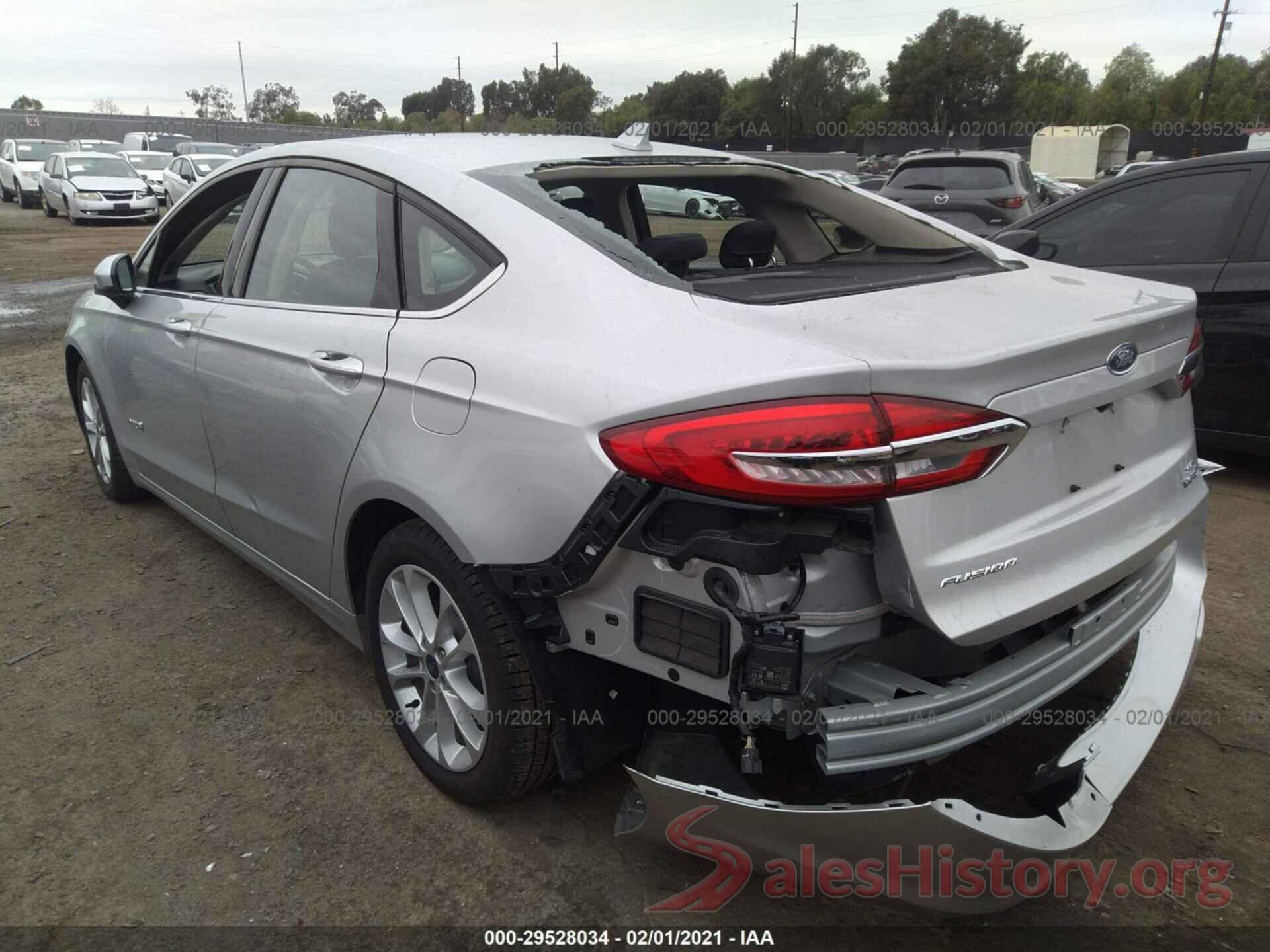 3FA6P0LU4KR174487 2019 FORD FUSION HYBRID