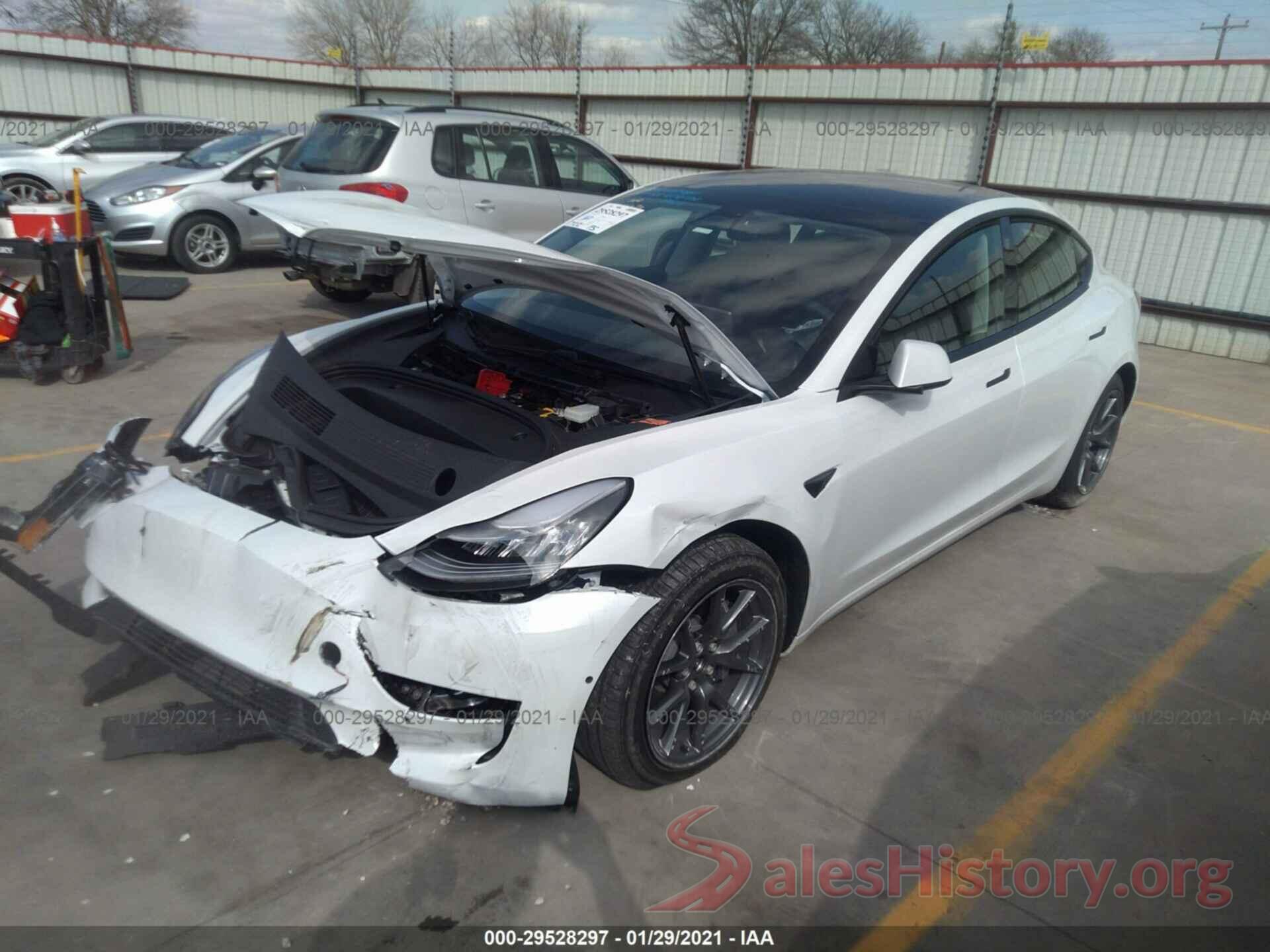 5YJ3E1EB5MF852883 2021 TESLA MODEL 3