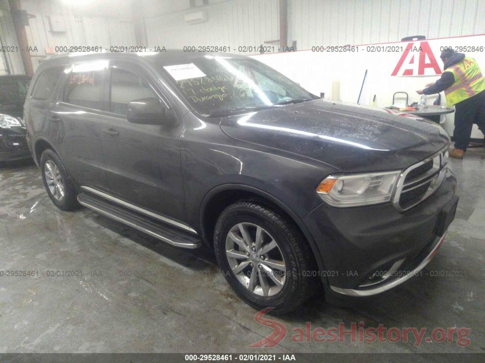 1C4RDJAG0HC950849 2017 DODGE DURANGO