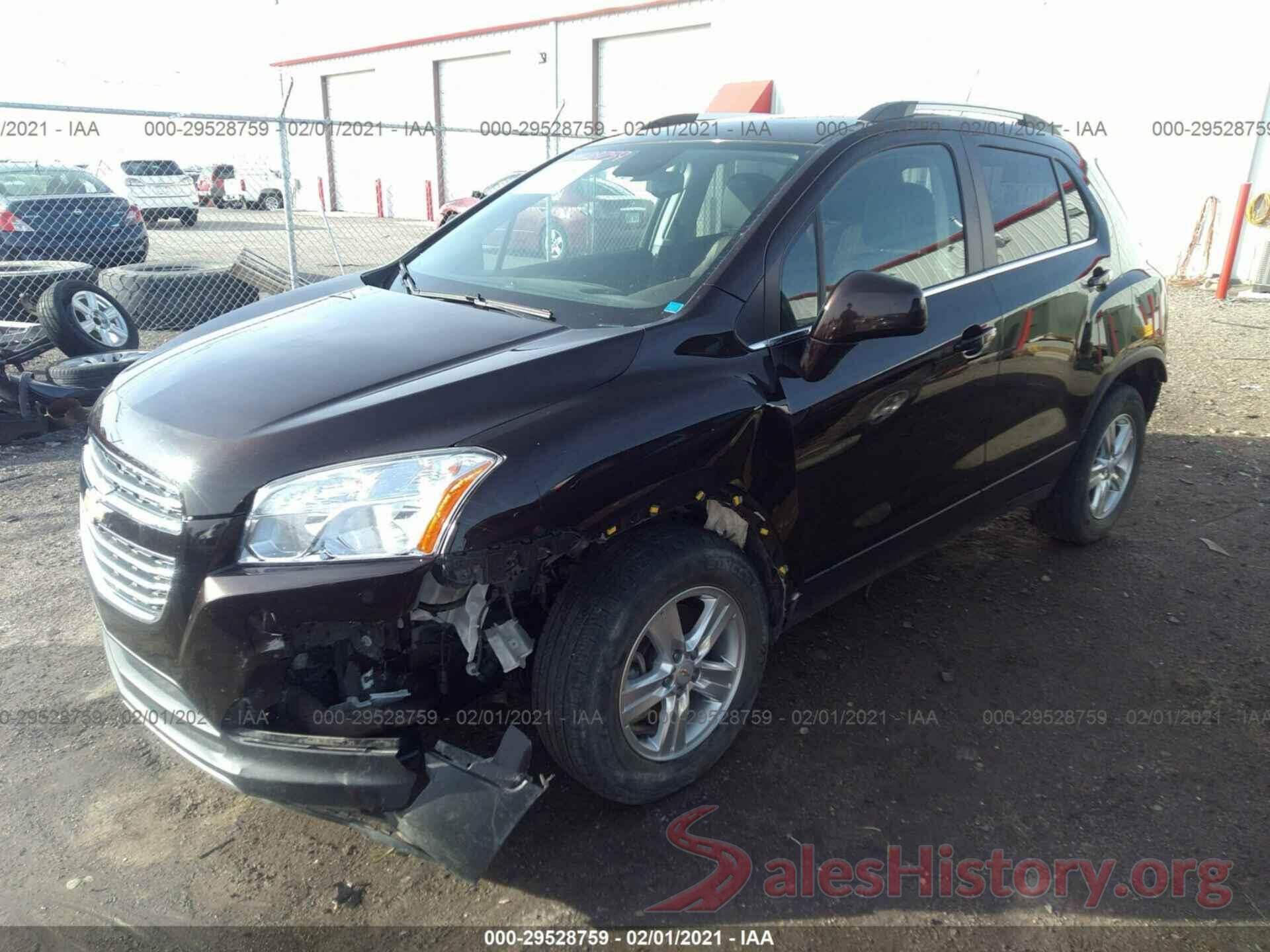 KL7CJPSB8GB754325 2016 CHEVROLET TRAX