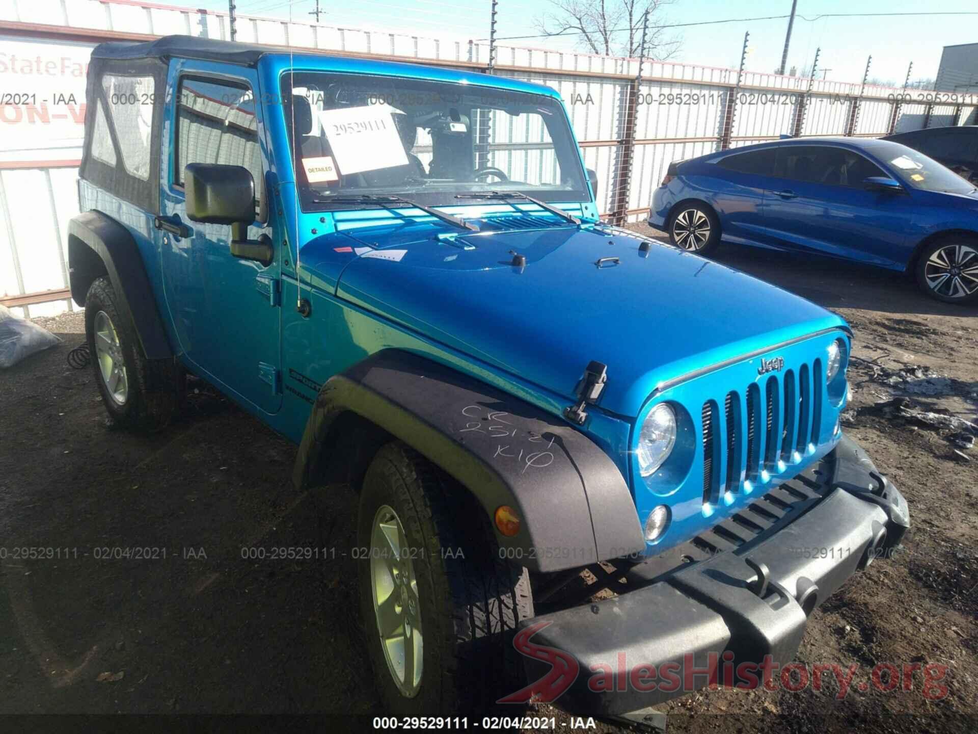 1C4AJWAG4GL117590 2016 JEEP WRANGLER