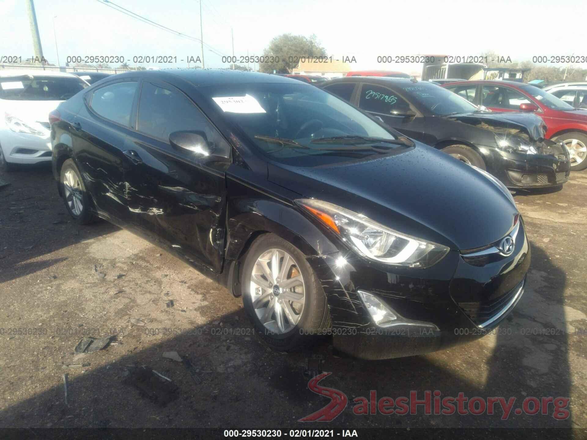 KMHDH4AE2GU588560 2016 HYUNDAI ELANTRA