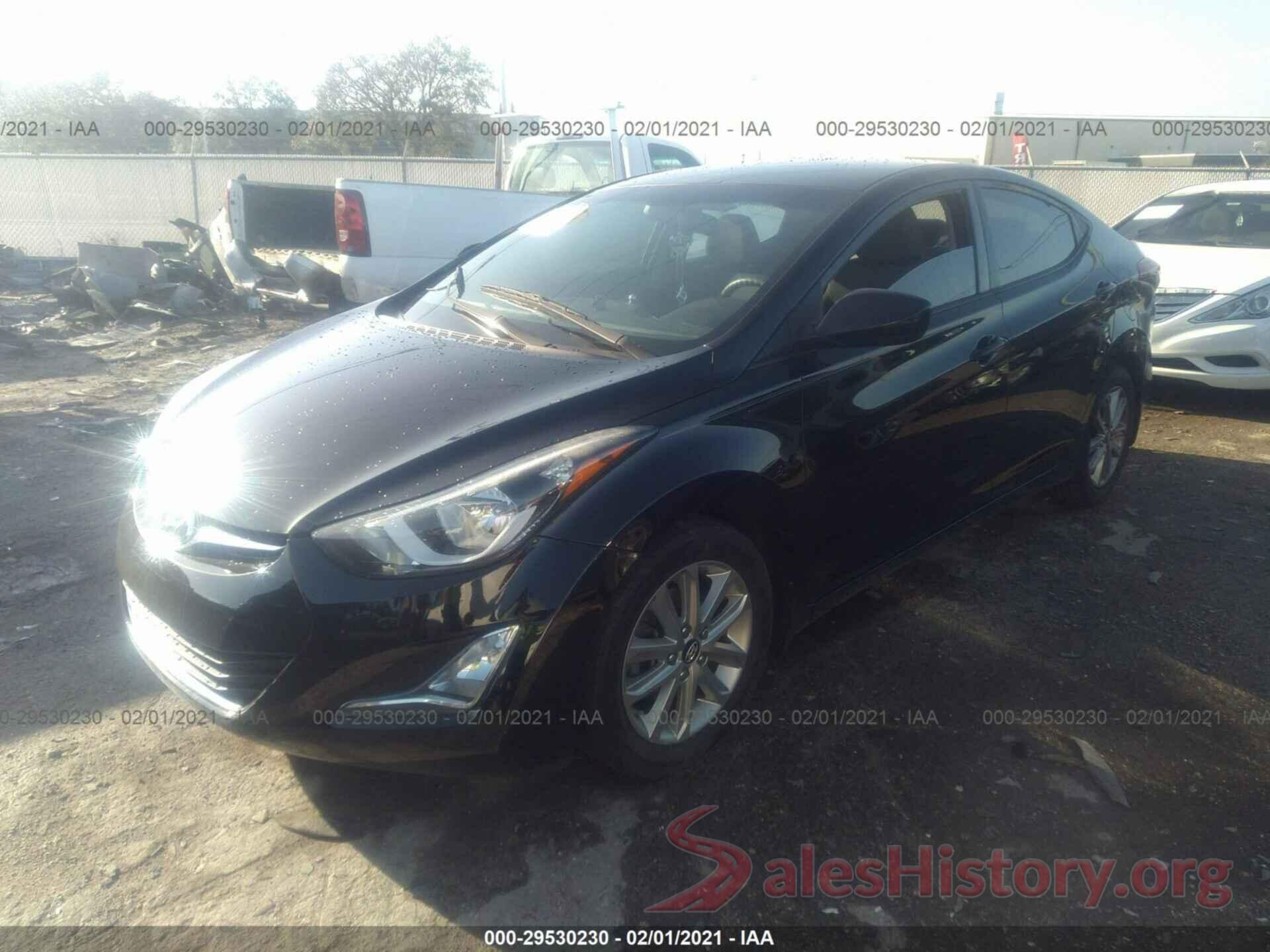 KMHDH4AE2GU588560 2016 HYUNDAI ELANTRA