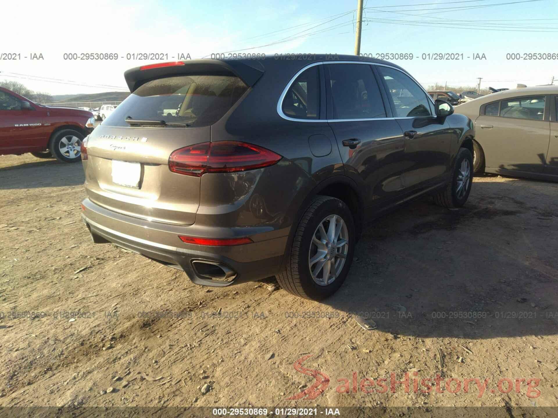 WP1AA2A27GLA08021 2016 PORSCHE CAYENNE