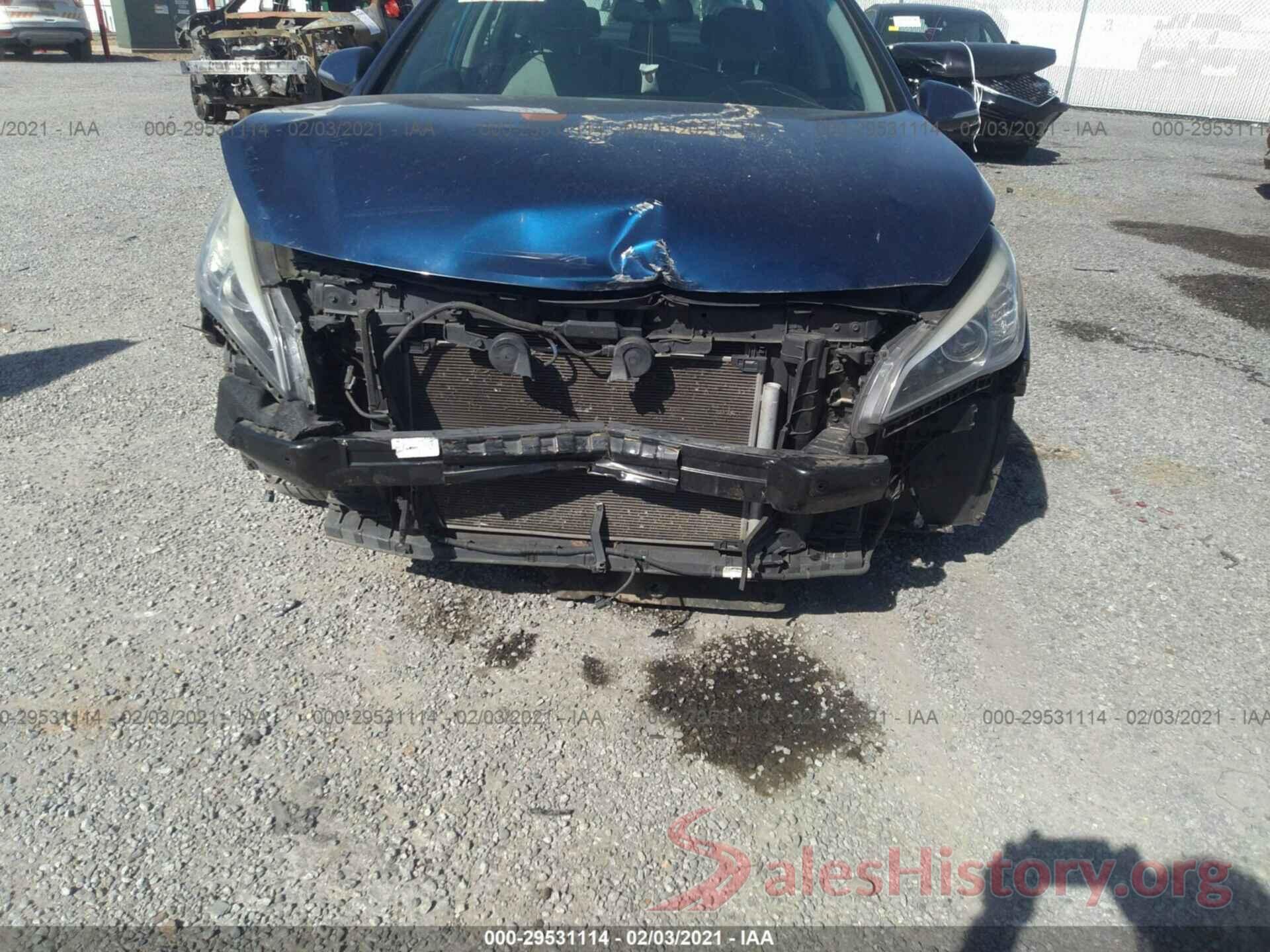 5NPE34AFXGH262046 2016 HYUNDAI SONATA