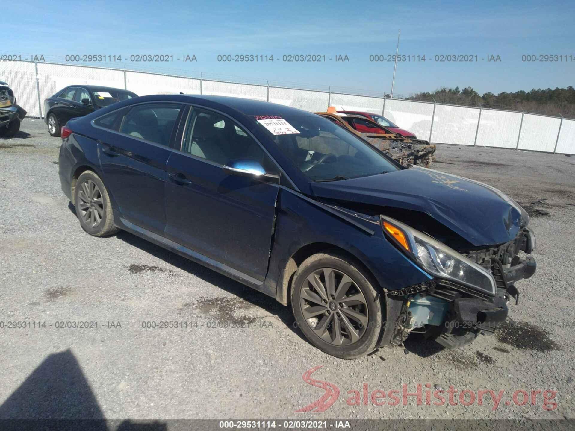 5NPE34AFXGH262046 2016 HYUNDAI SONATA