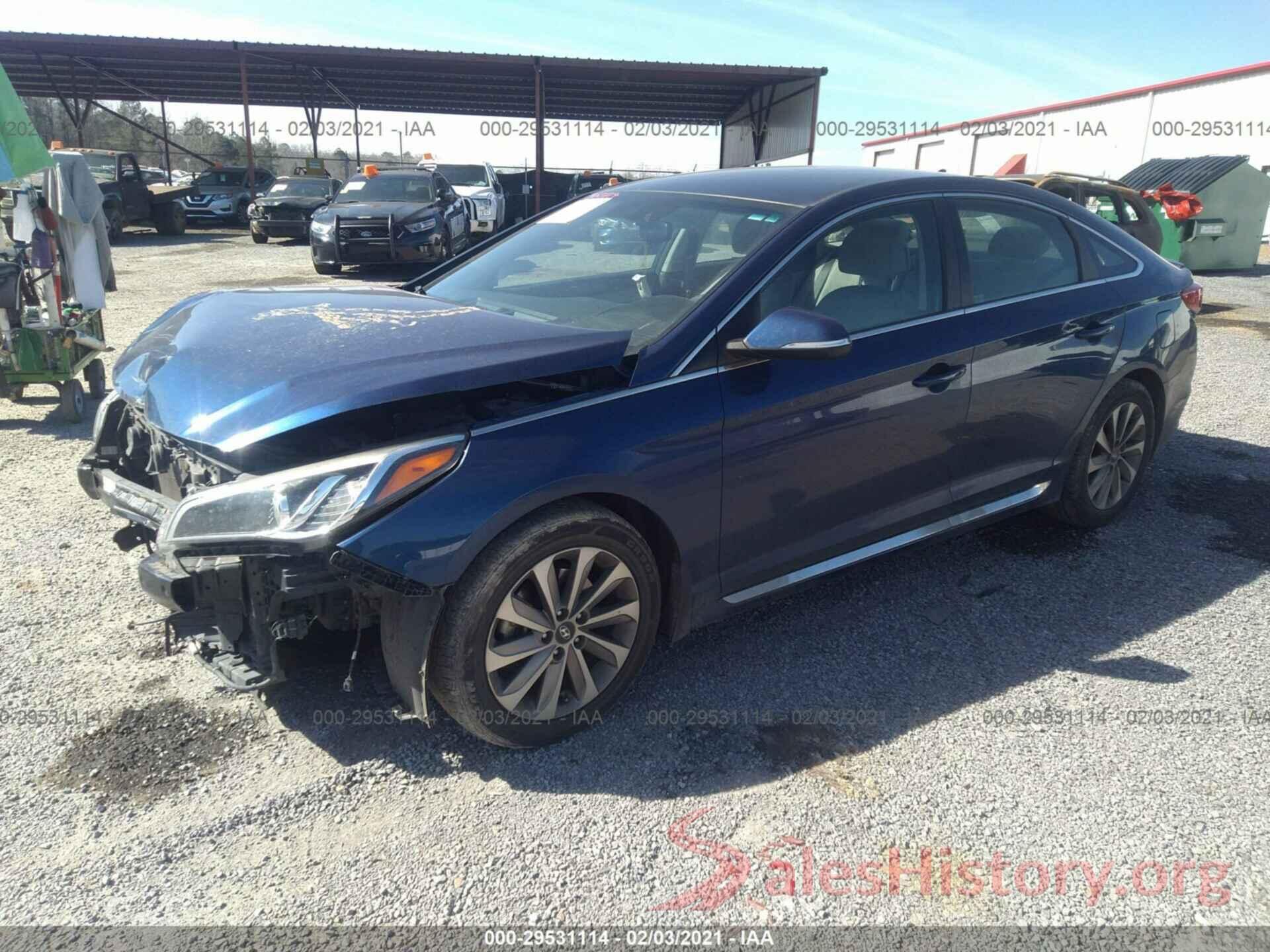 5NPE34AFXGH262046 2016 HYUNDAI SONATA