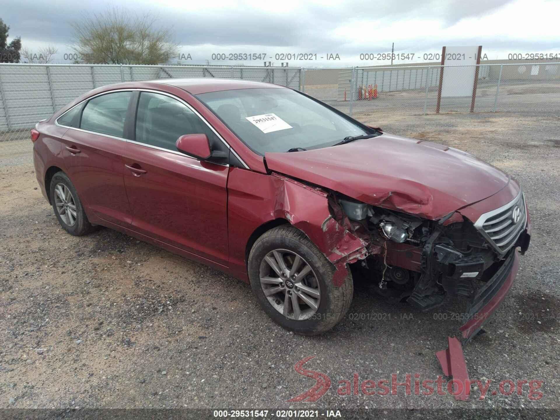 5NPE24AF1GH345805 2016 HYUNDAI SONATA