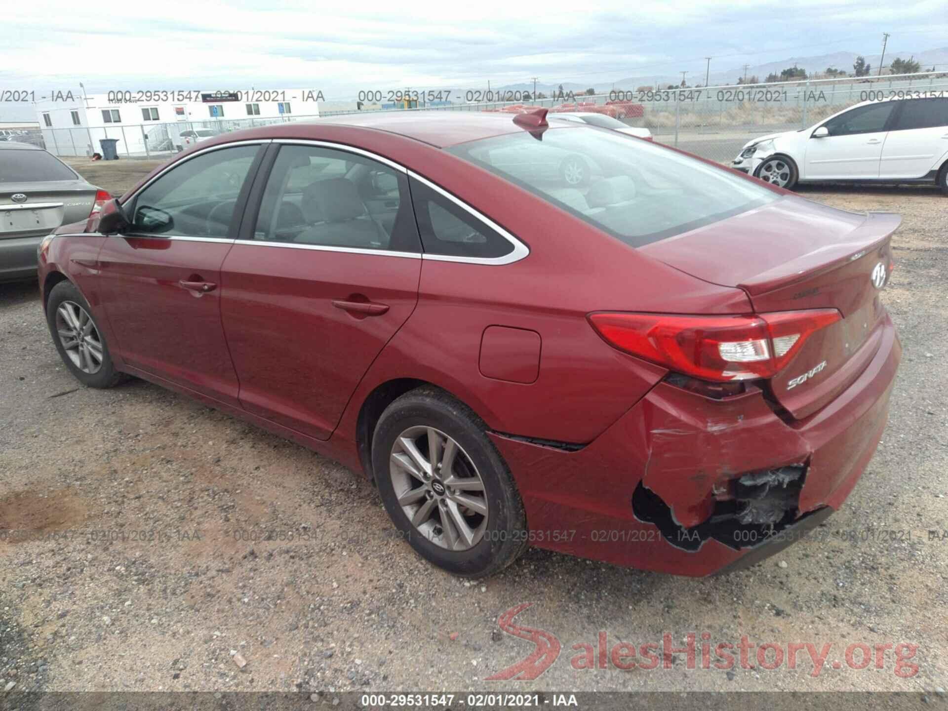 5NPE24AF1GH345805 2016 HYUNDAI SONATA