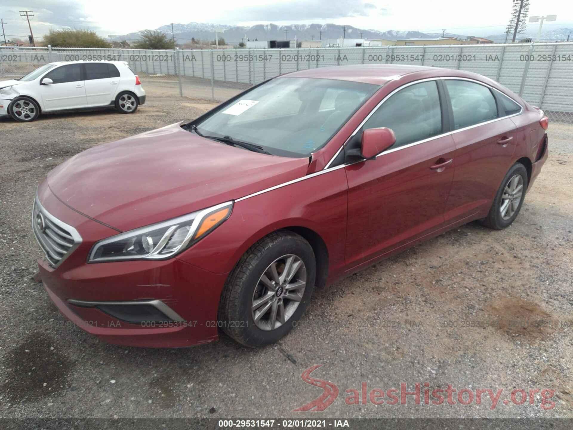 5NPE24AF1GH345805 2016 HYUNDAI SONATA