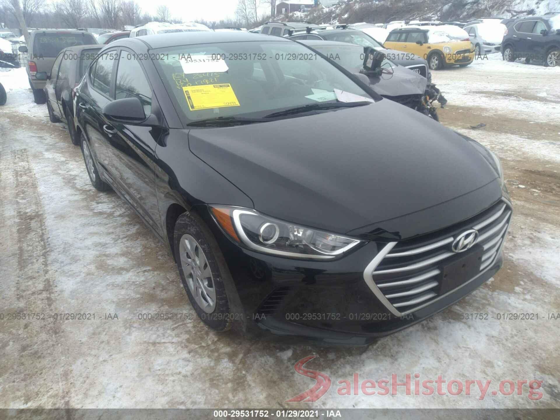 KMHD74LF4HU424799 2017 HYUNDAI ELANTRA