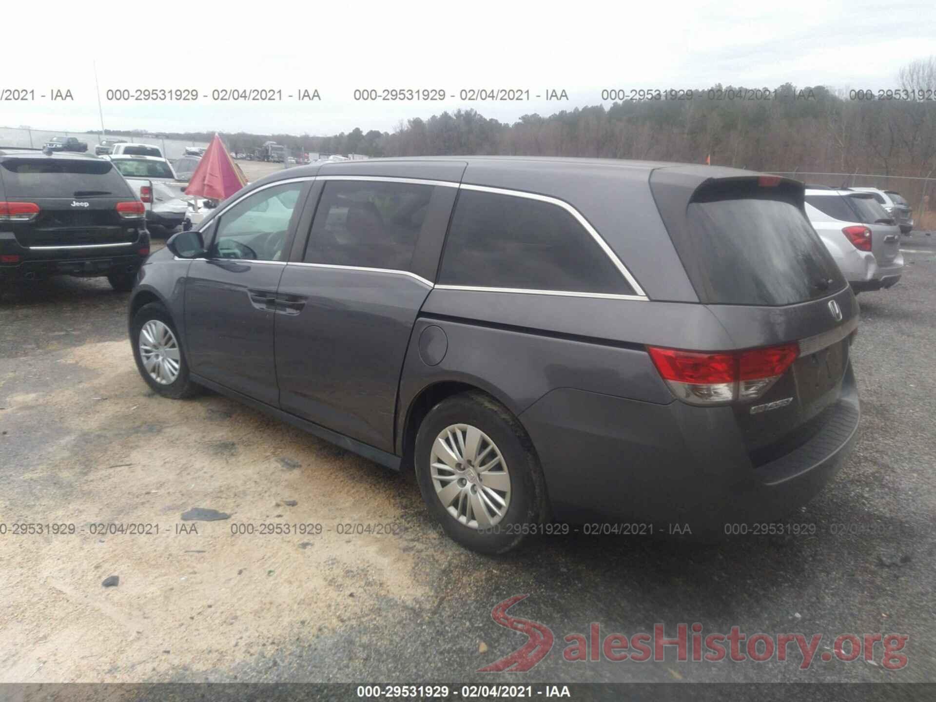 5FNRL5H26GB095550 2016 HONDA ODYSSEY