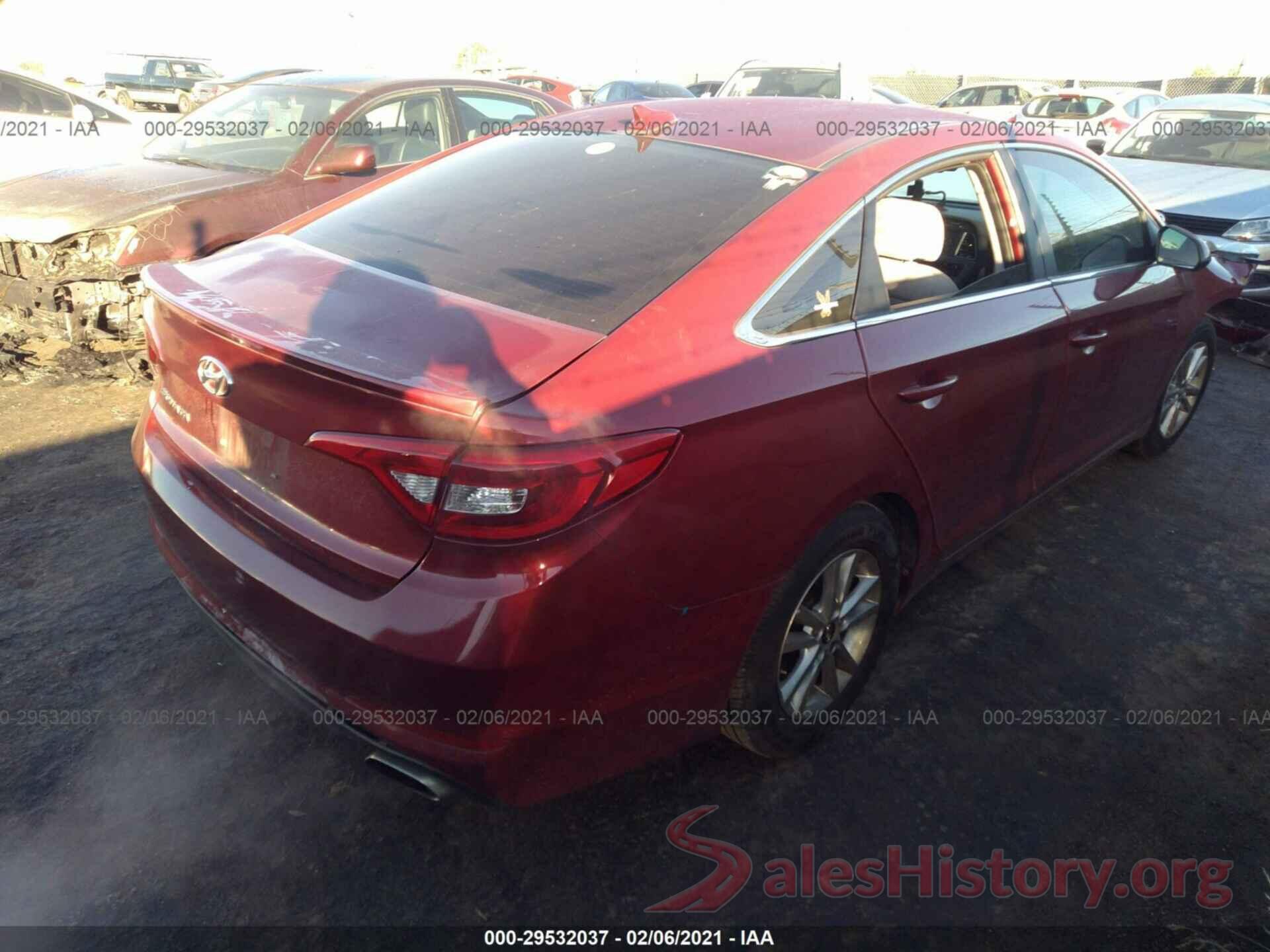 5NPE24AF5GH323306 2016 HYUNDAI SONATA