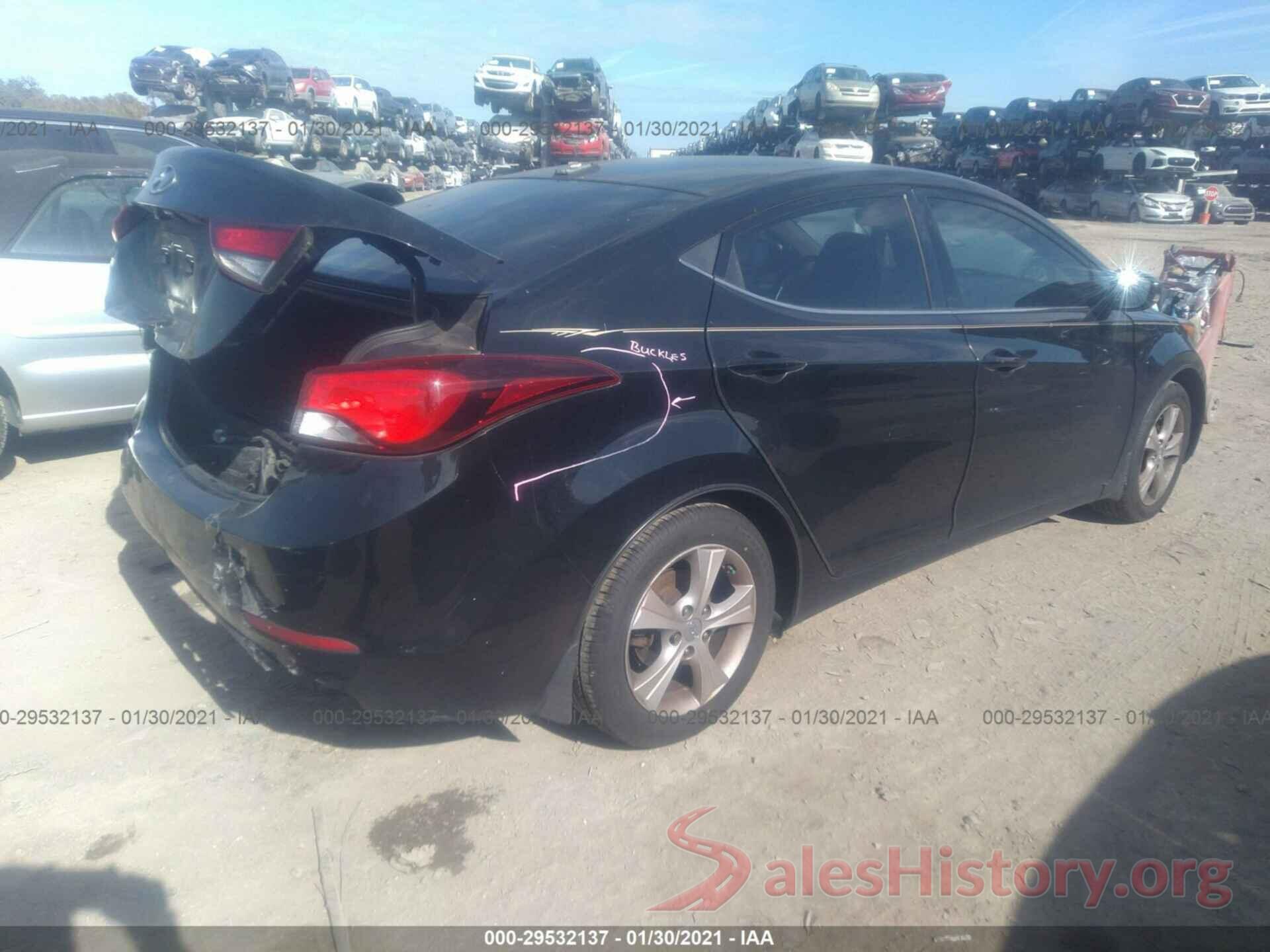 5NPDH4AE2GH724071 2016 HYUNDAI ELANTRA