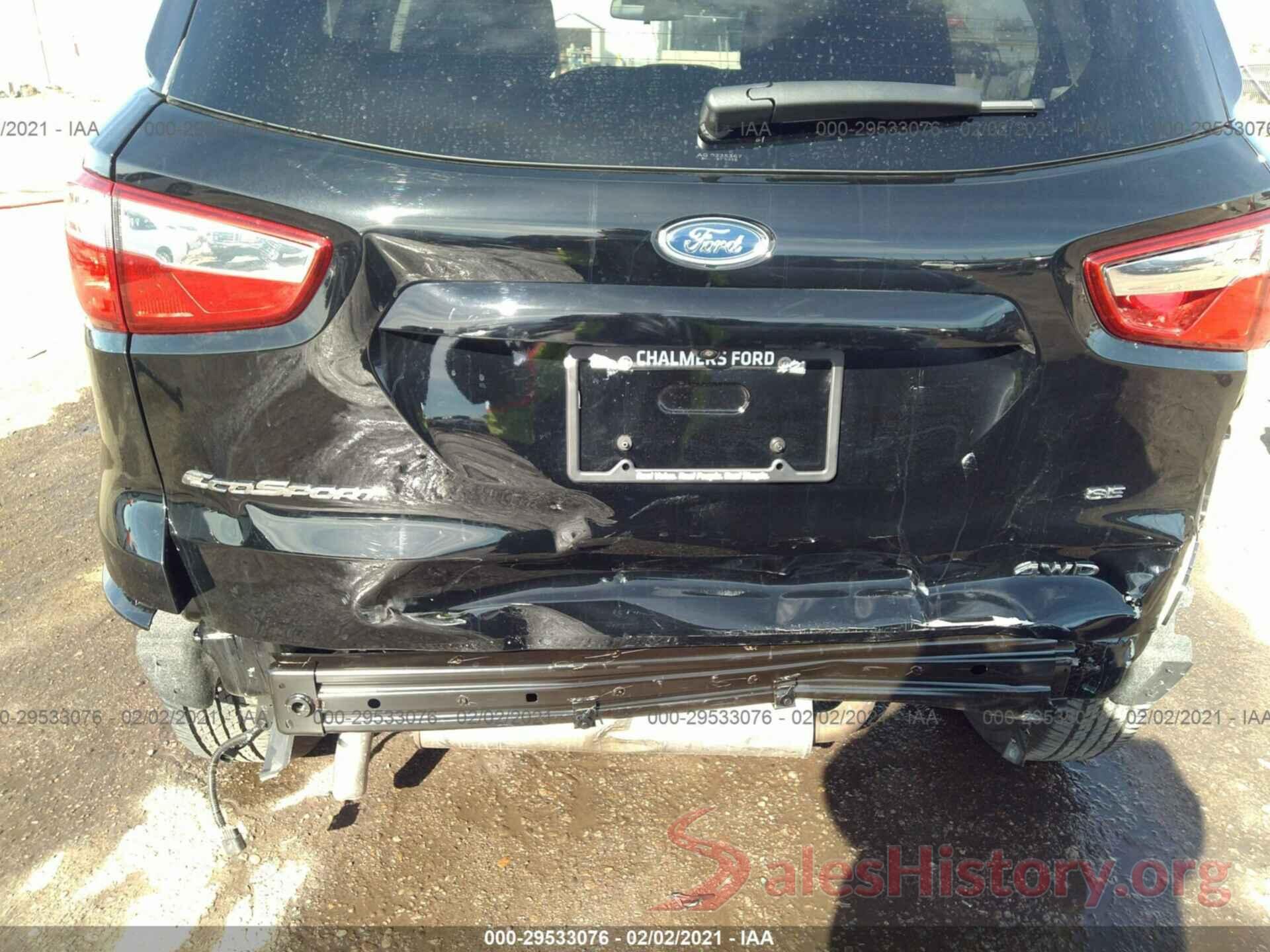 MAJ6S3GL4LC325054 2020 FORD ECOSPORT