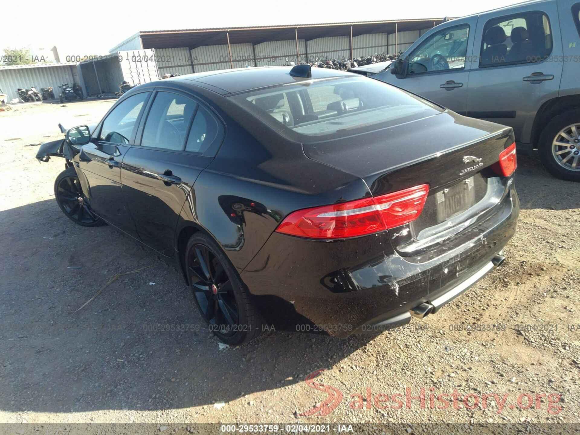 SAJAK4BV0HA976172 2017 JAGUAR XE