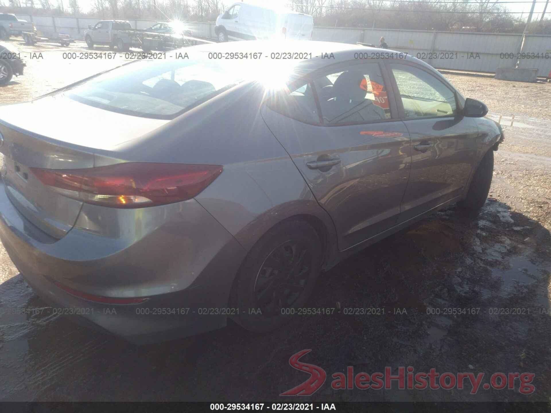 5NPD74LF7JH249291 2018 HYUNDAI ELANTRA