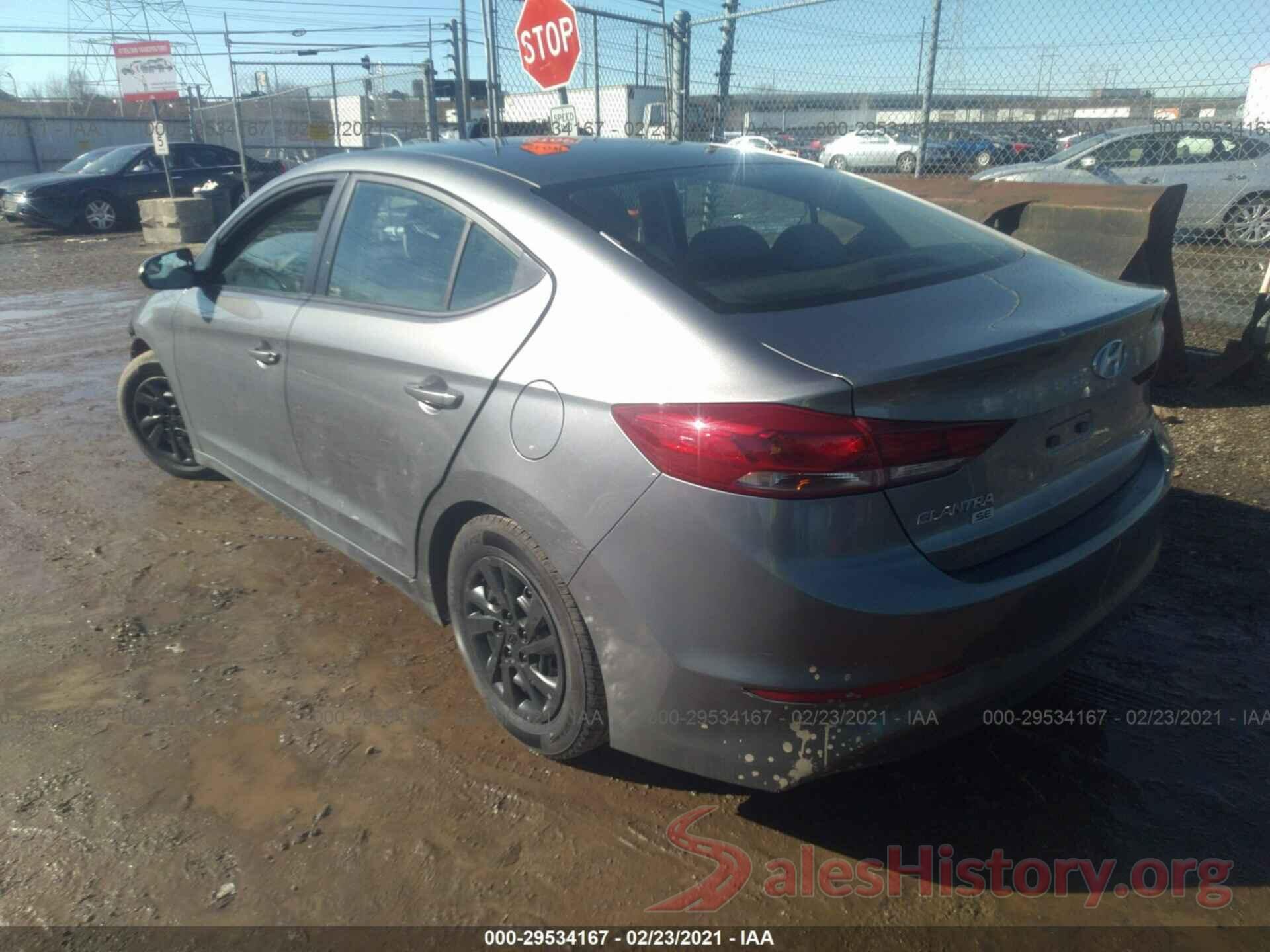 5NPD74LF7JH249291 2018 HYUNDAI ELANTRA