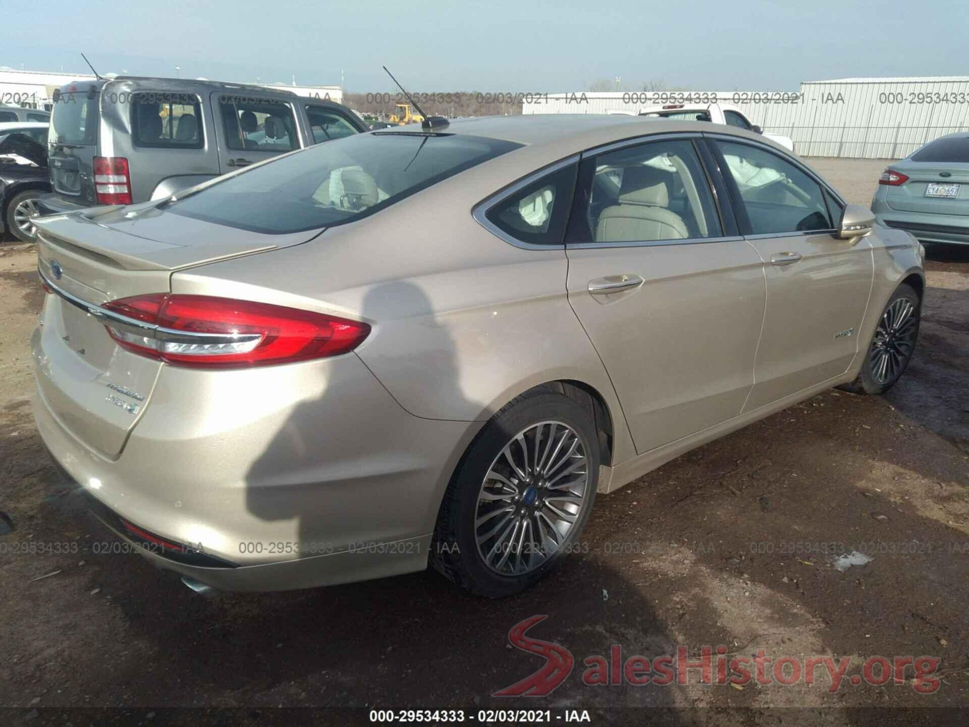 3FA6P0RU8JR243350 2018 FORD FUSION HYBRID