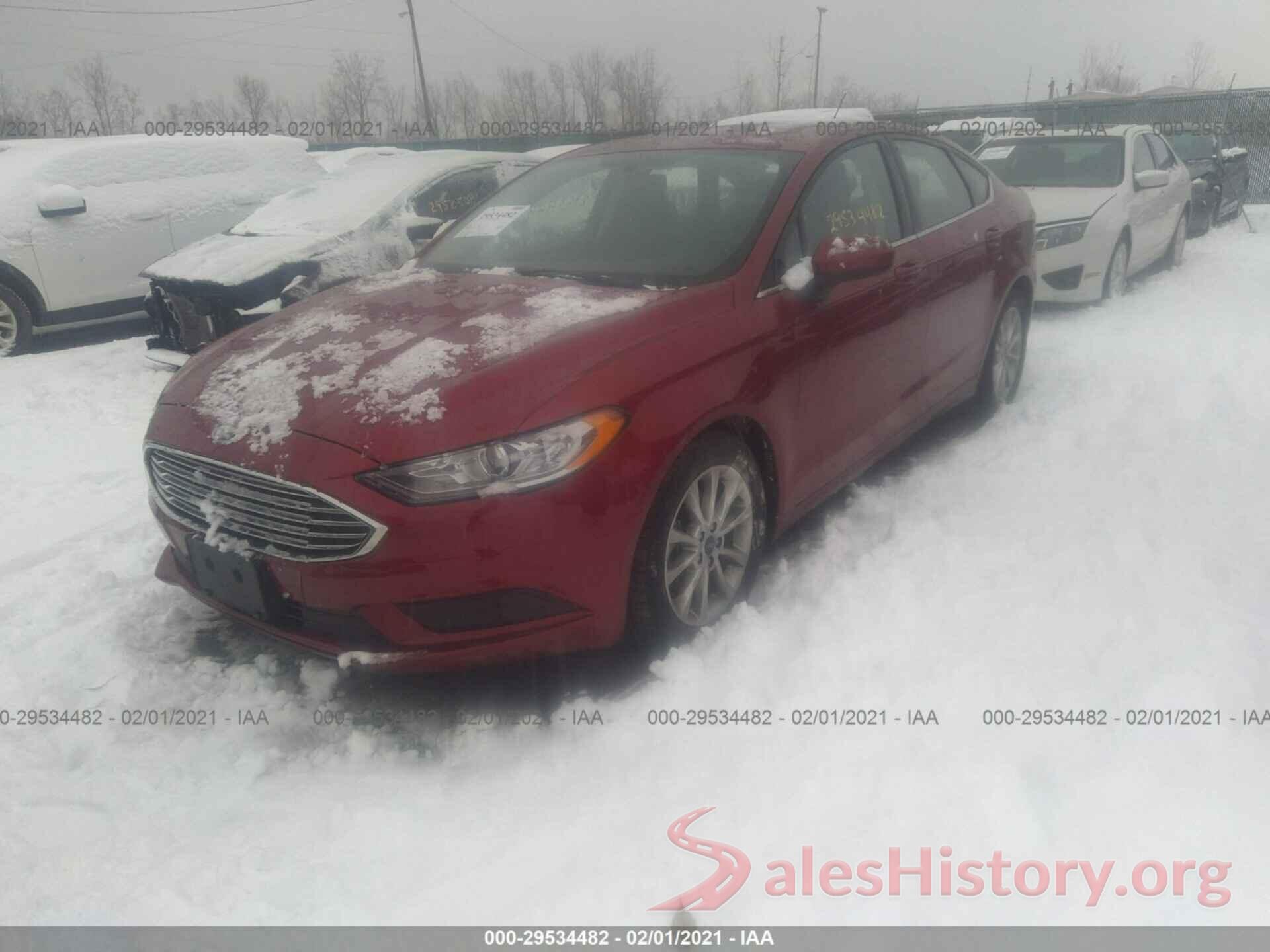 3FA6P0HD1HR404164 2017 FORD FUSION