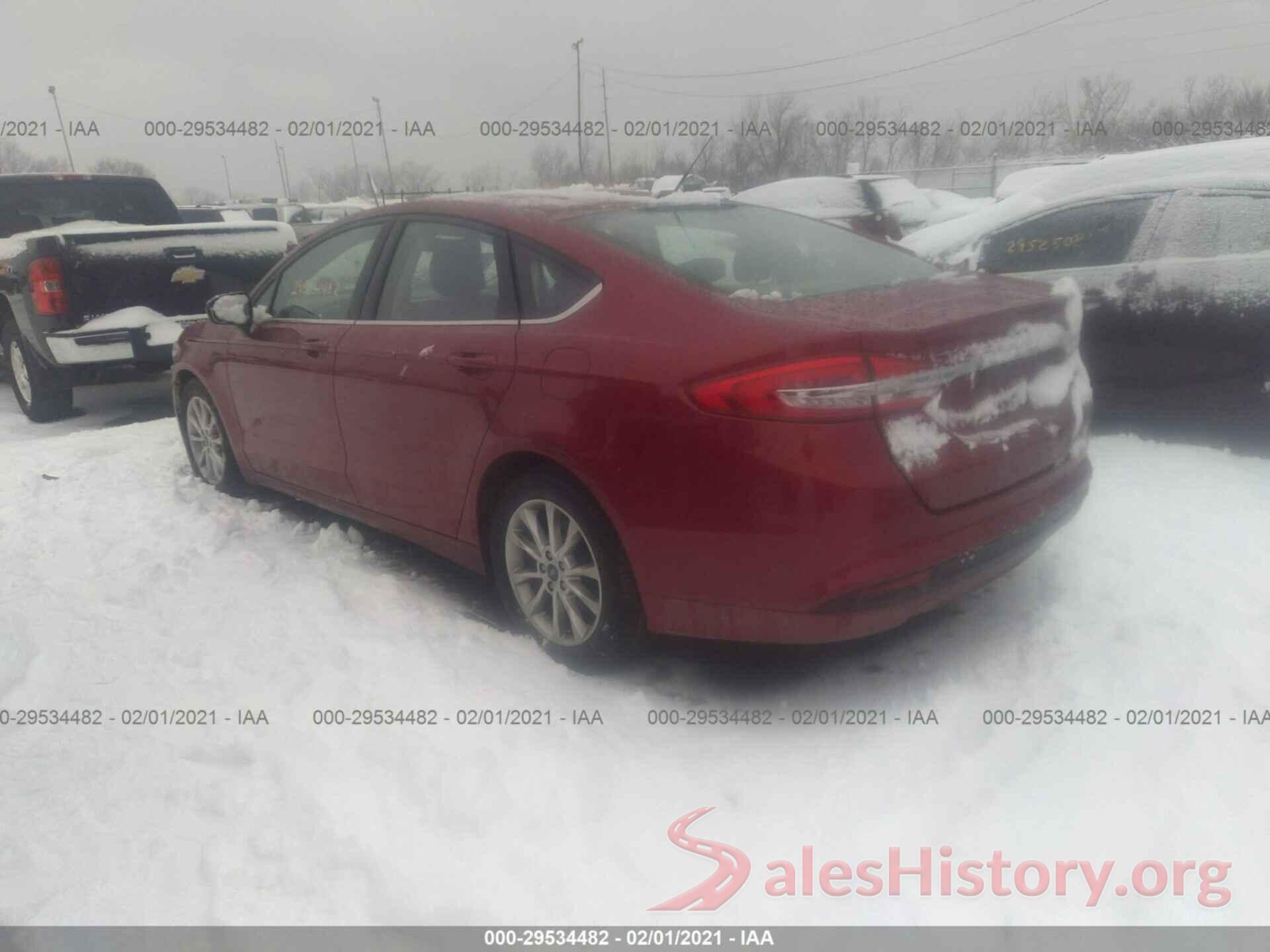 3FA6P0HD1HR404164 2017 FORD FUSION