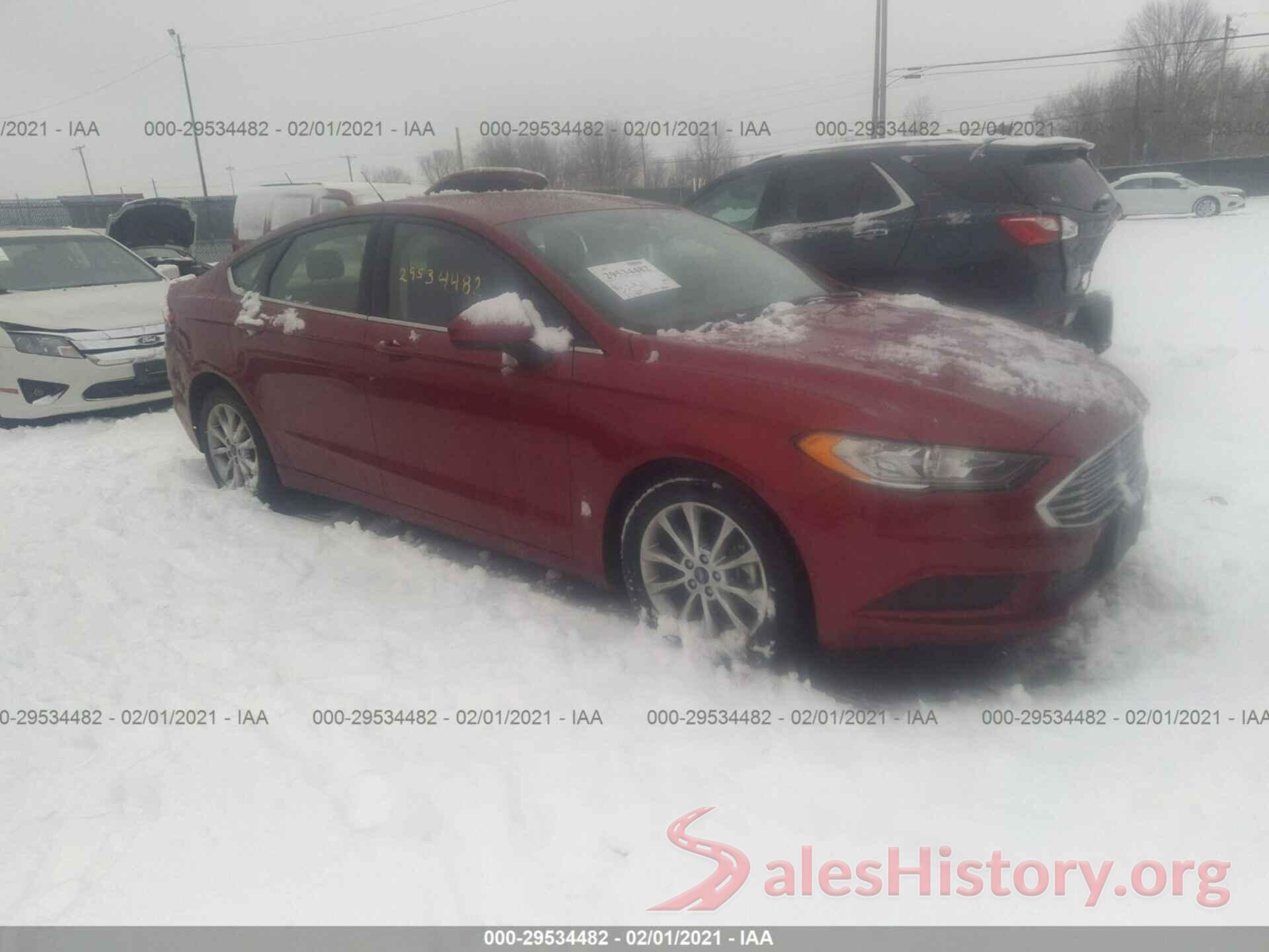 3FA6P0HD1HR404164 2017 FORD FUSION