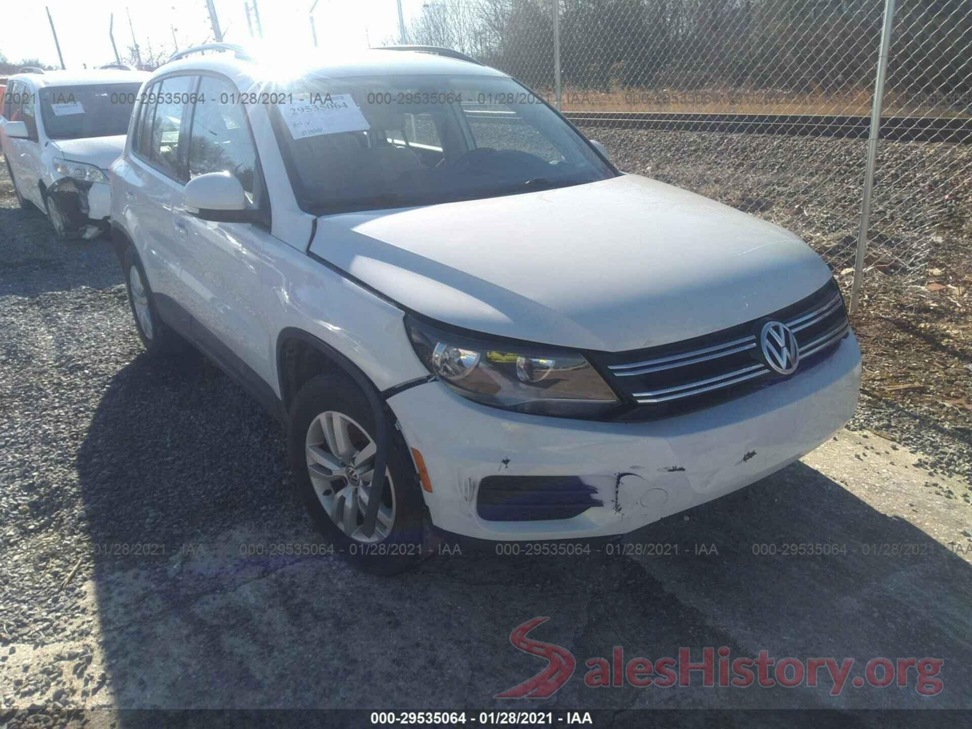 WVGBV7AX8GW555876 2016 VOLKSWAGEN TIGUAN