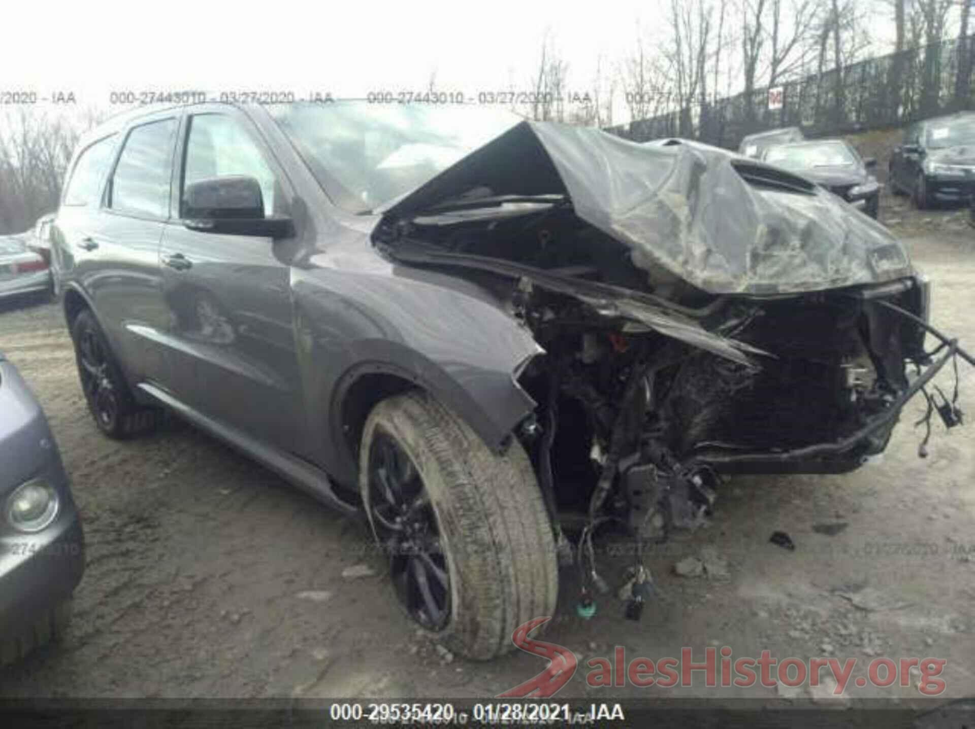 1C4RDJDGXKC833721 2019 DODGE DURANGO