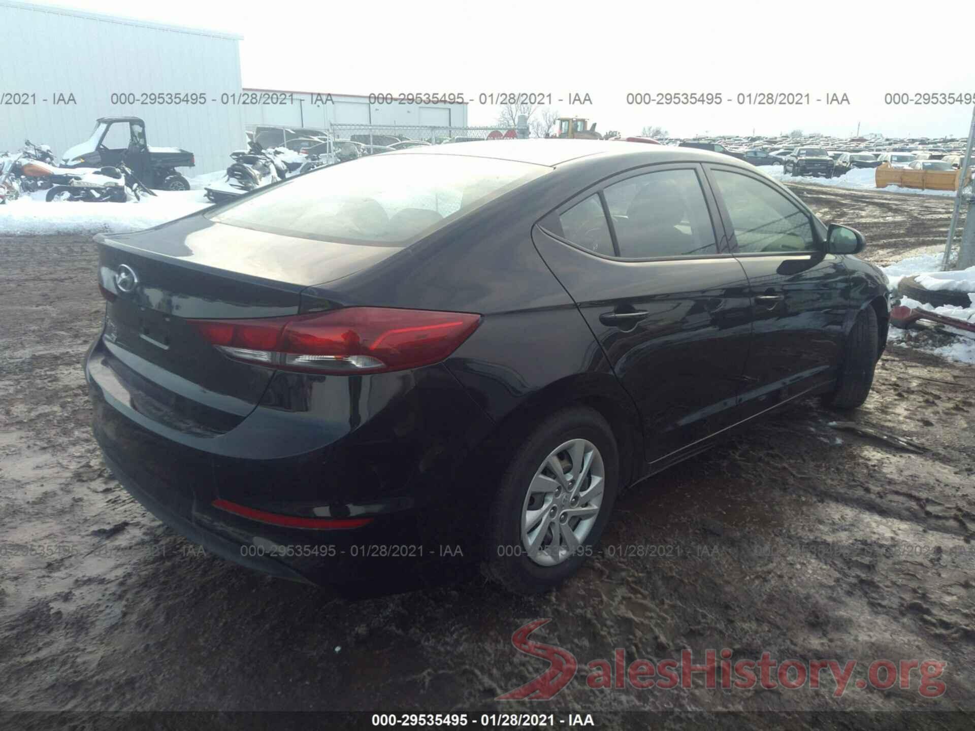 5NPD74LF4JH303520 2018 HYUNDAI ELANTRA