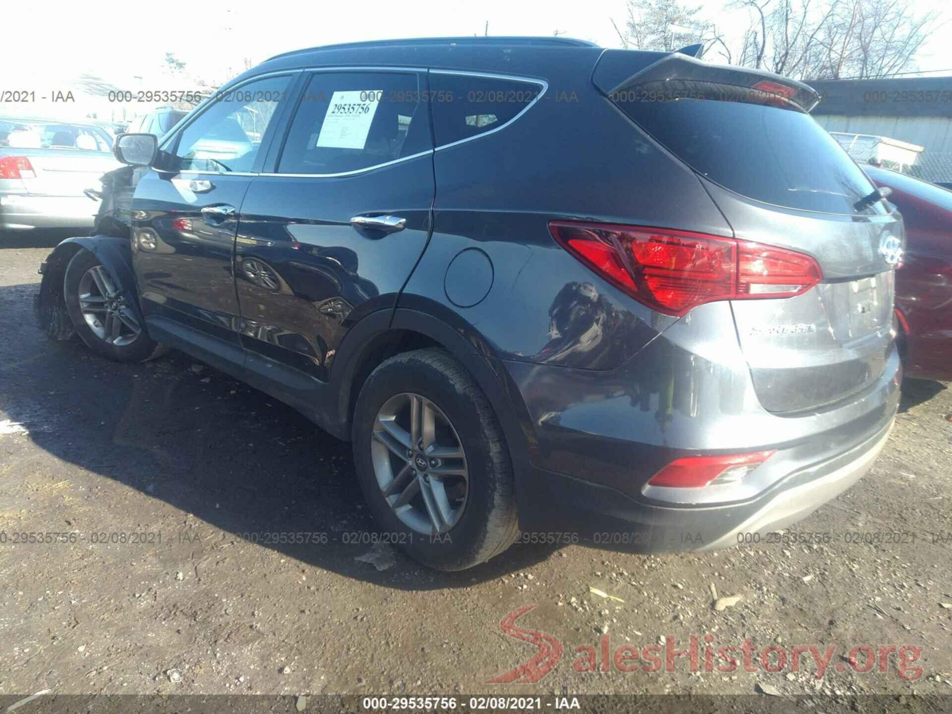 5XYZUDLB6HG498081 2017 HYUNDAI SANTA FE SPORT