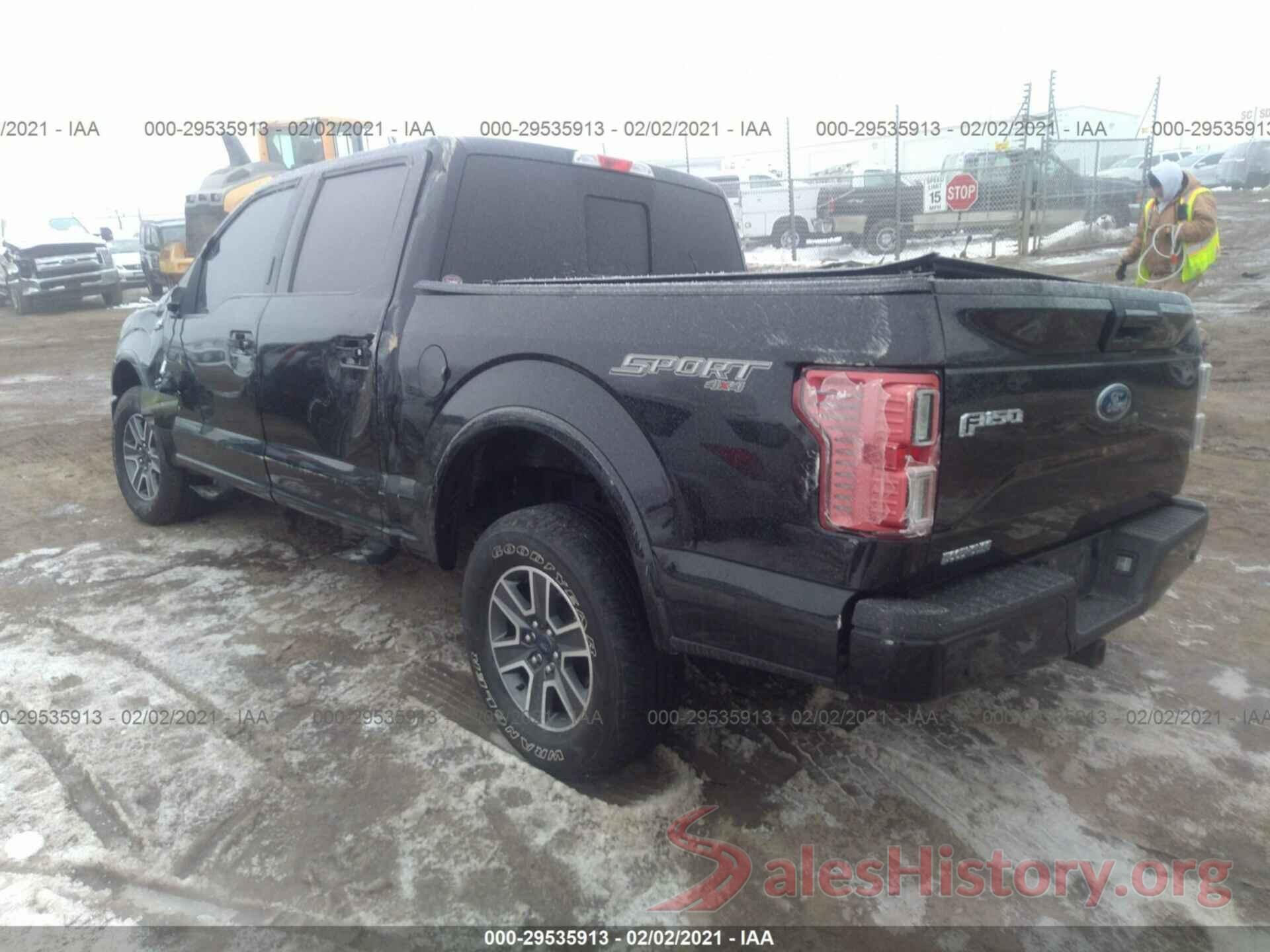 1FTEW1EP2HKD08402 2017 FORD F-150