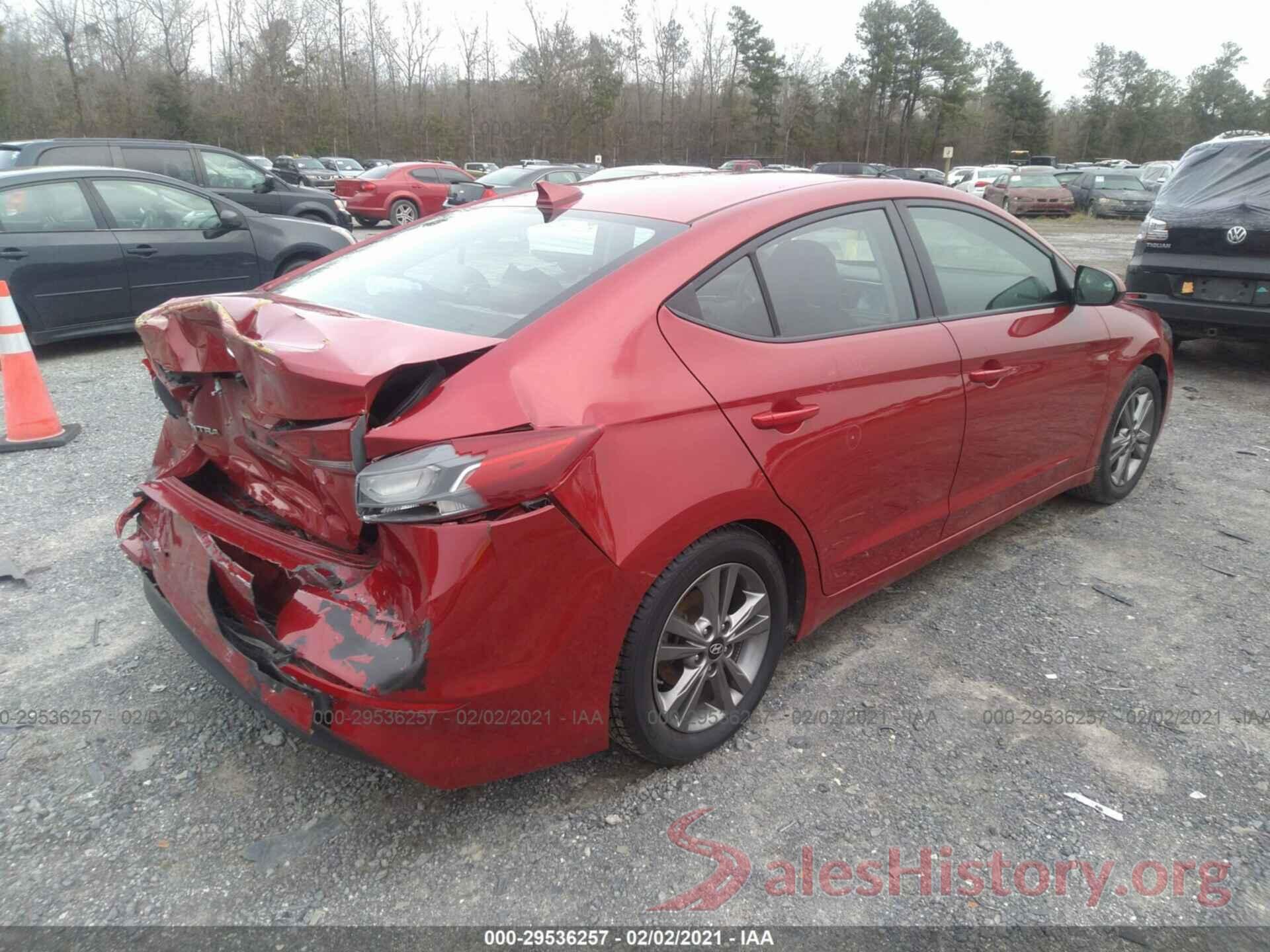 5NPD84LF5JH229487 2018 HYUNDAI ELANTRA