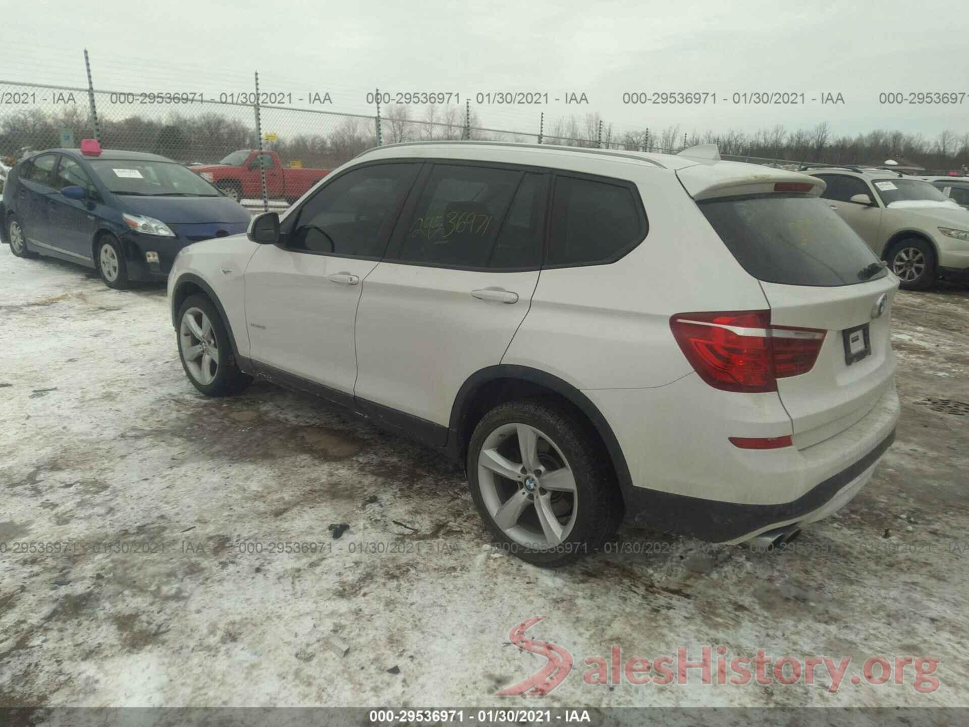 5UXWX9C31H0T19546 2017 BMW X3